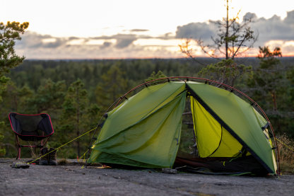 Night Cat 1 Man Tent Ultralight: Backpacking Tent 1  Person Waterproof Lightweight for Camping Trekking Hike Outdoor