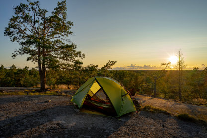Night Cat 1 Man Tent Ultralight: Backpacking Tent 1  Person Waterproof Lightweight for Camping Trekking Hike Outdoor