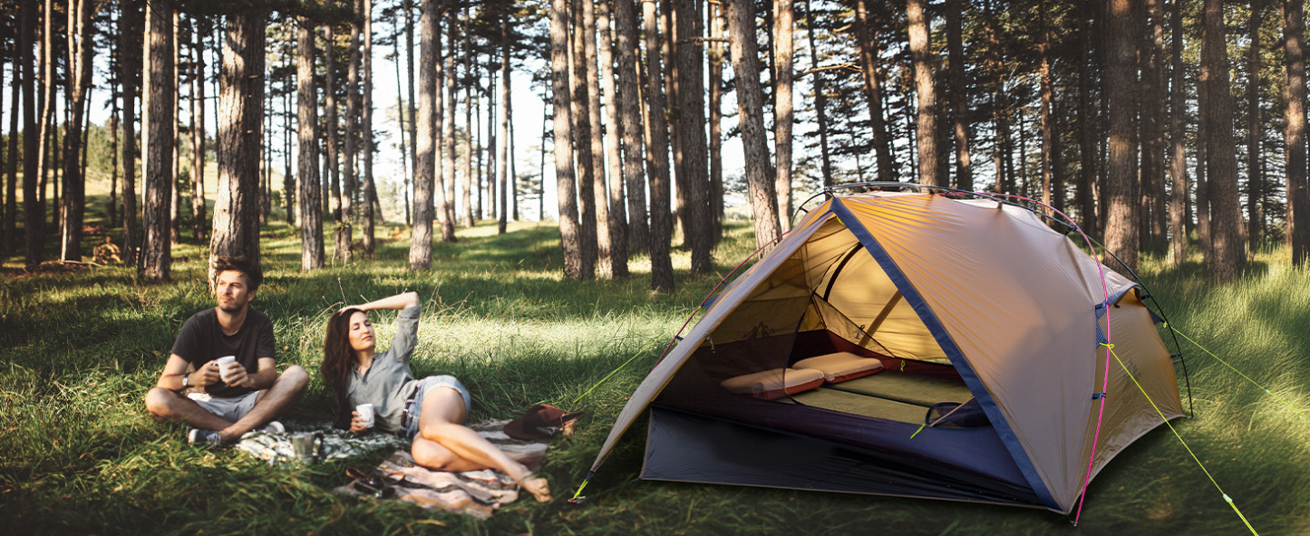 Night Cat 1 Man Tent Ultralight: Backpacking Tent 1  Person Waterproof Lightweight for Camping Trekking Hike Outdoor