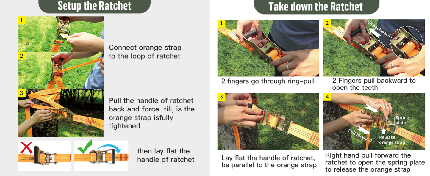 Night Cat Triangle Hammocks 2-Persons: Lay Flat 3 Point Hammock Tent with Bug Net Rainfly 13ft 440 LBS