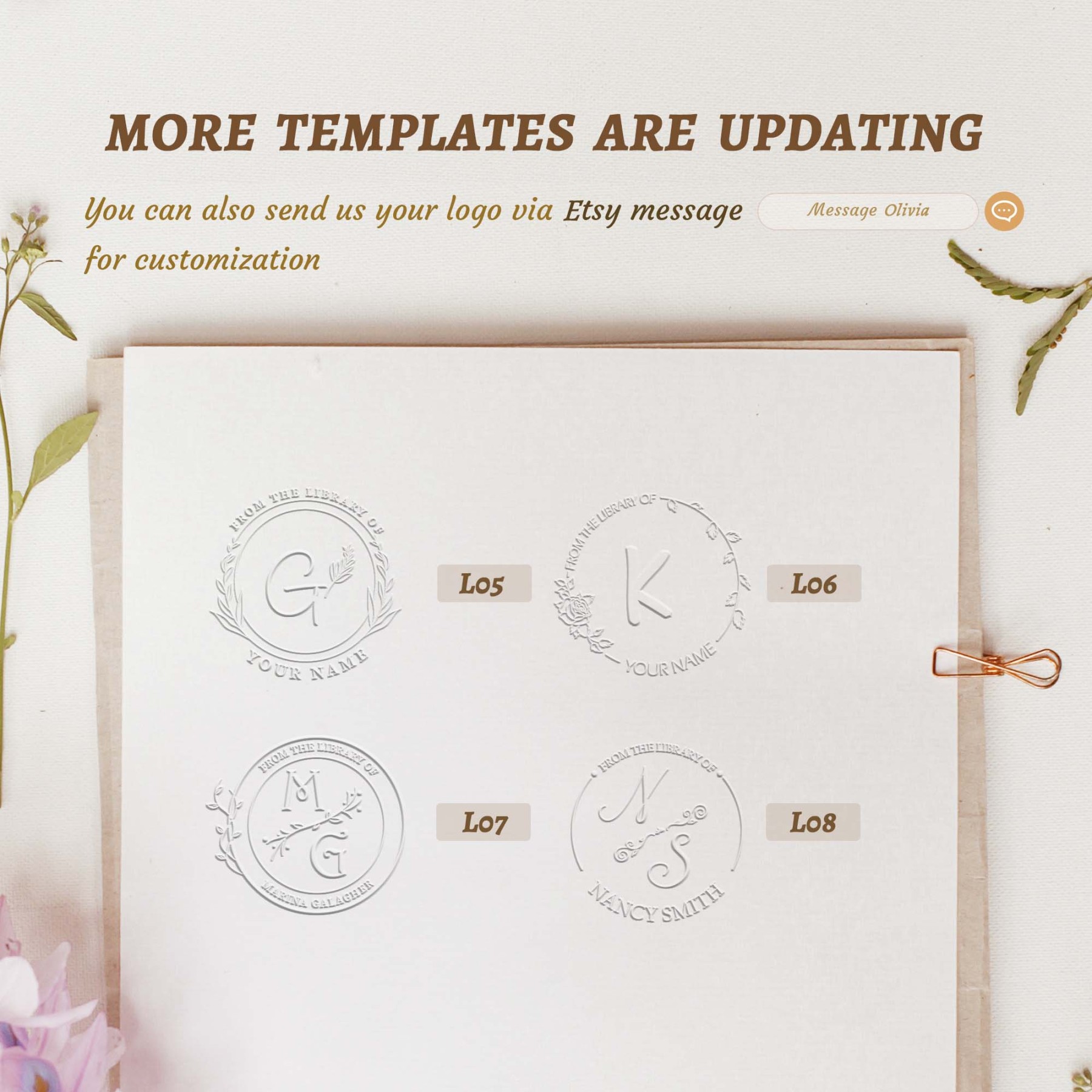 Custom Library Embosser Book Embosser Stamp