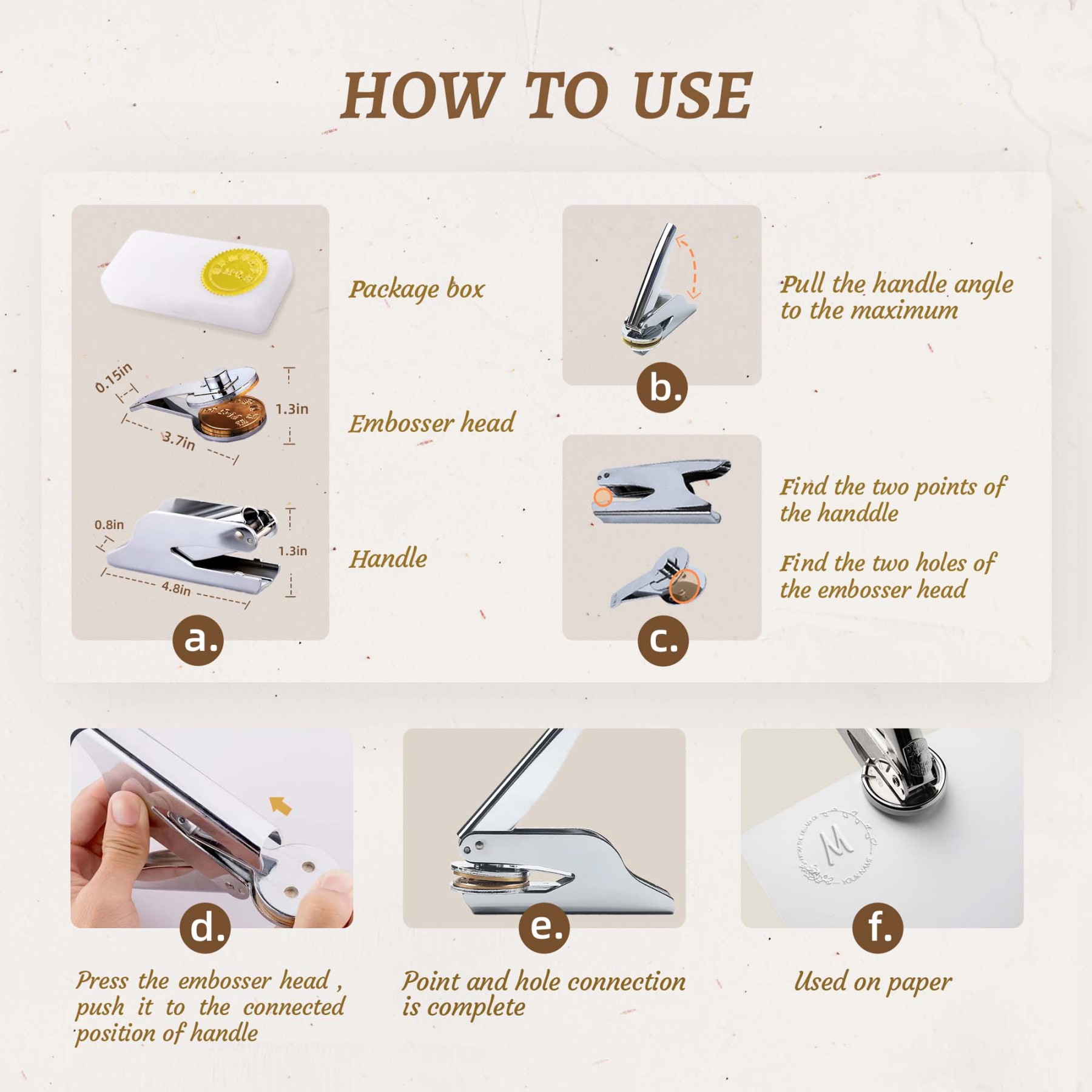 Custom Library Embosser Book Embosser Stamp