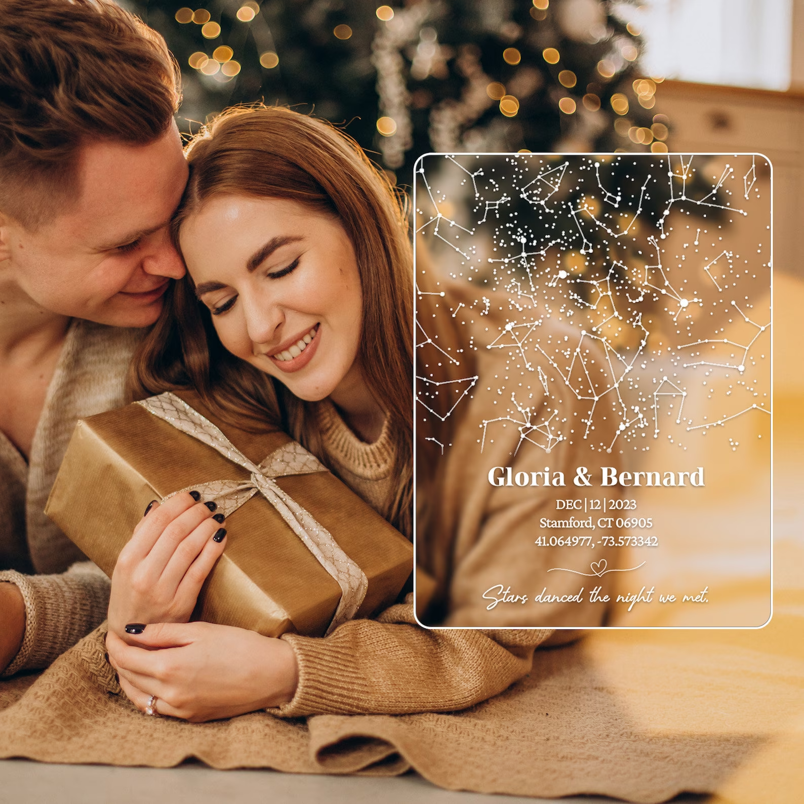 Custom Star Map by Date Night Light - Galaxy