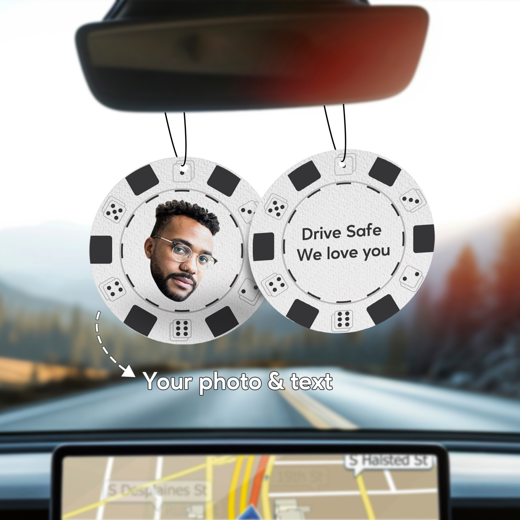 Custom Air Freshener with Face