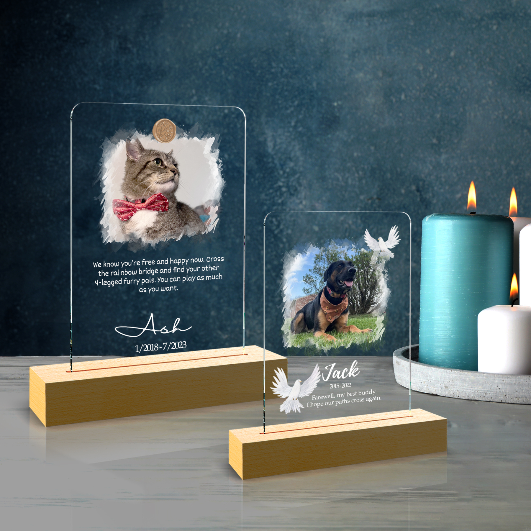 Custom Pet Memorial Plaque