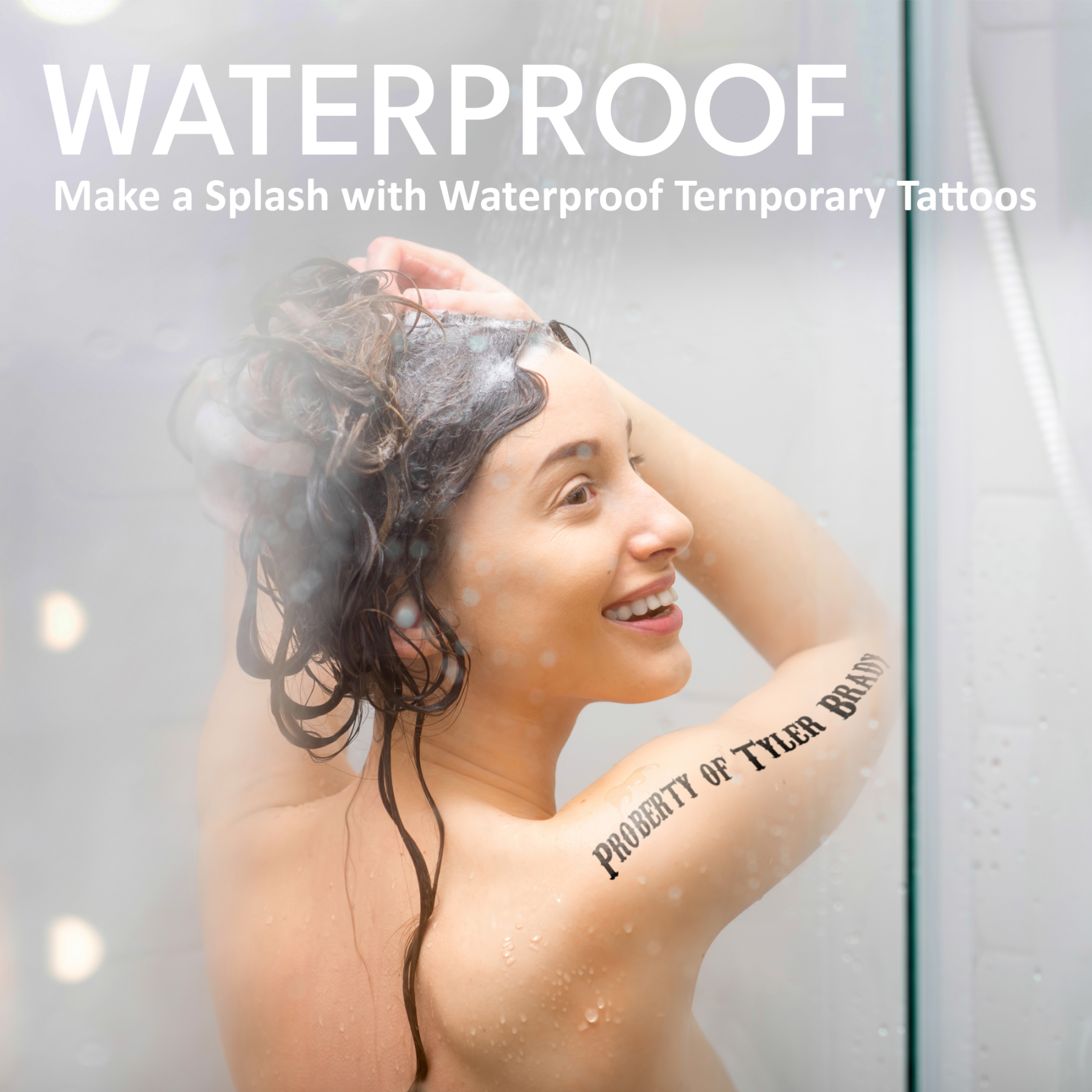 Custom Tattoo - Text from 6 Fonts 