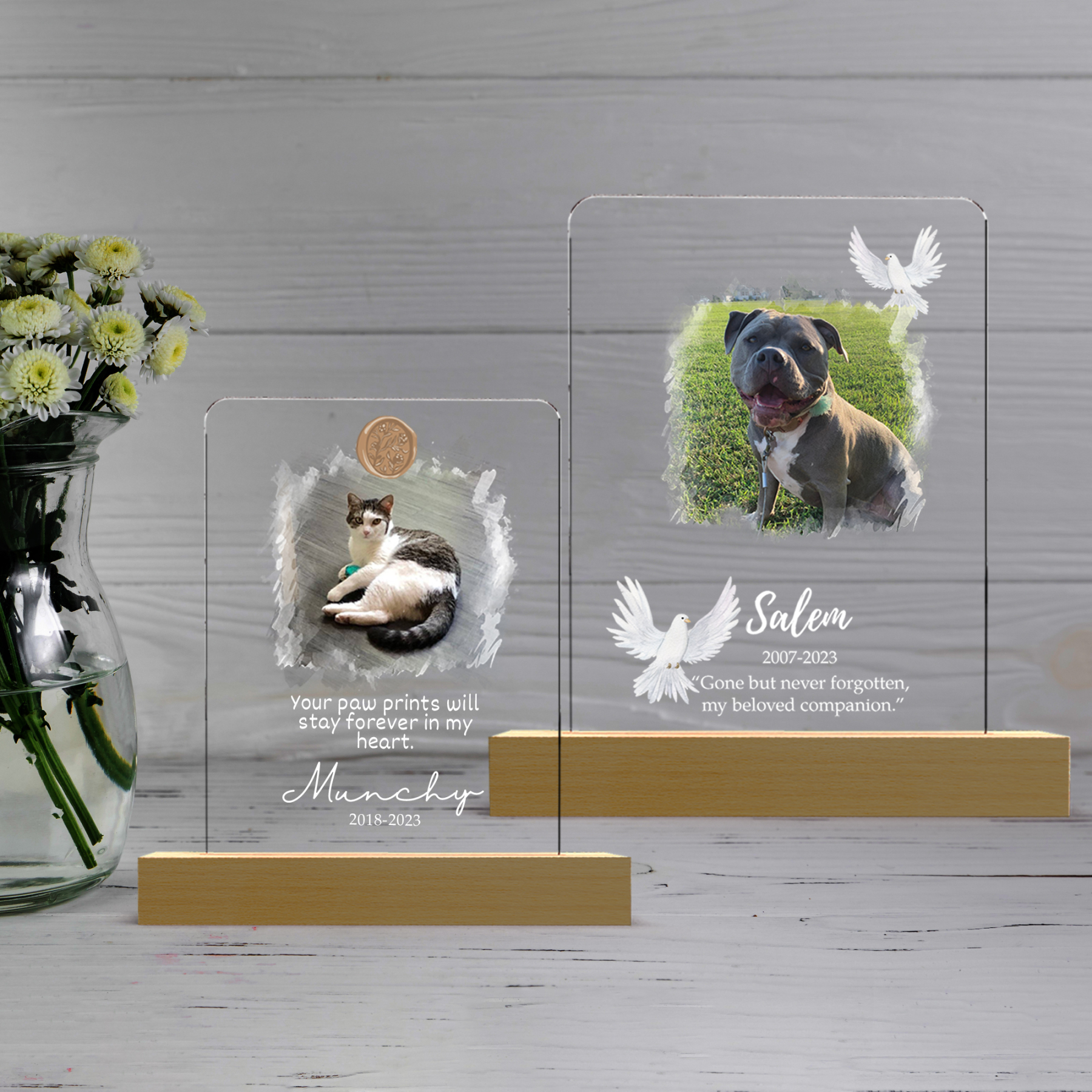 Custom Pet Memorial Plaque