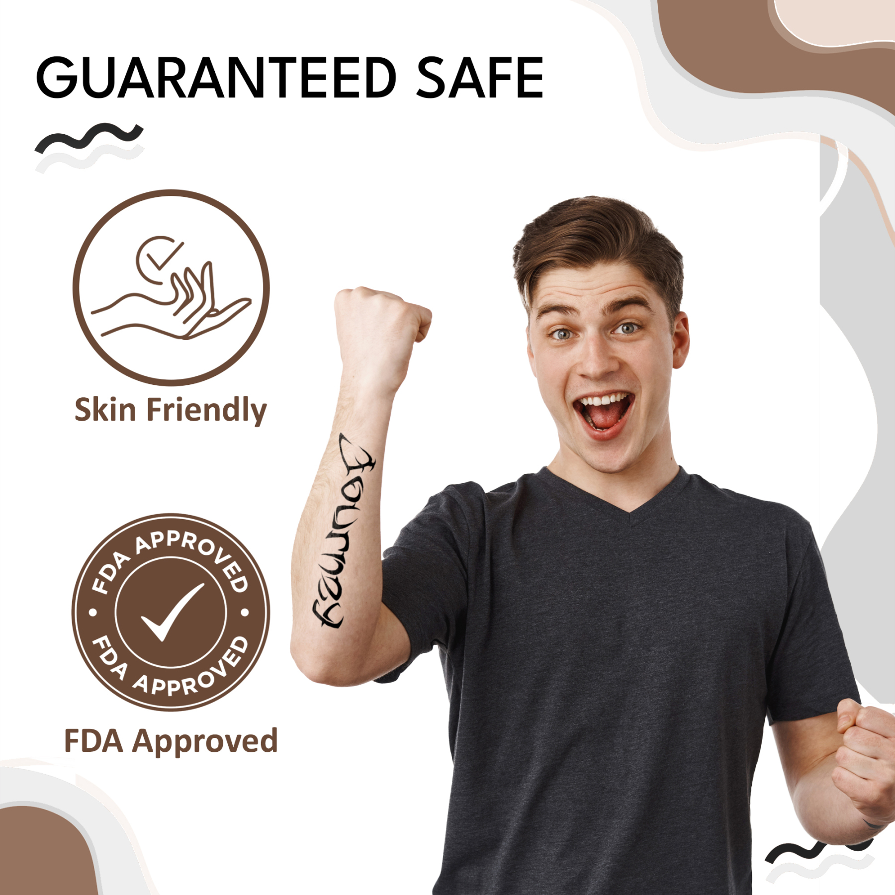 Custom Tattoo - Text from 6 Fonts 