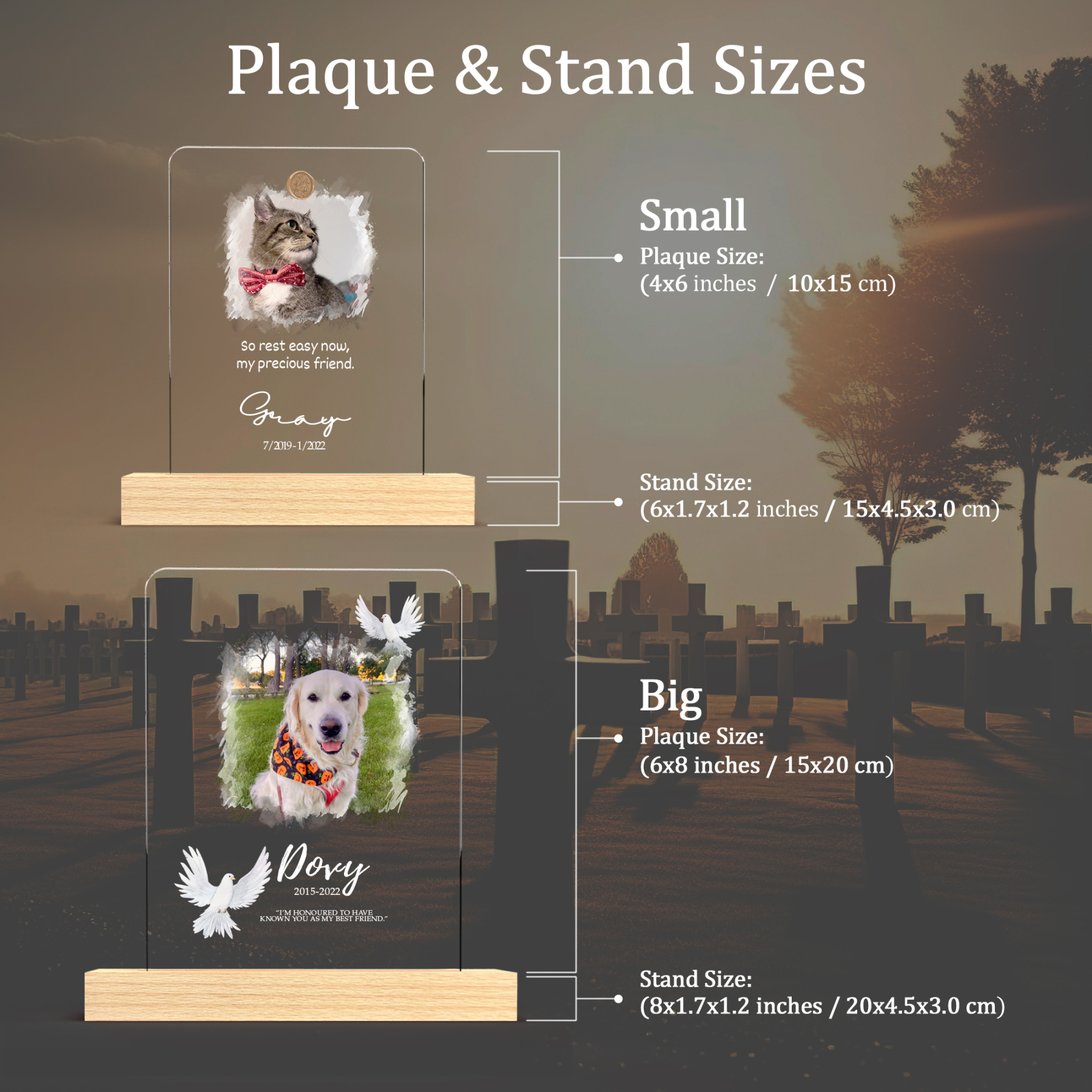 Custom Pet Memorial Plaque