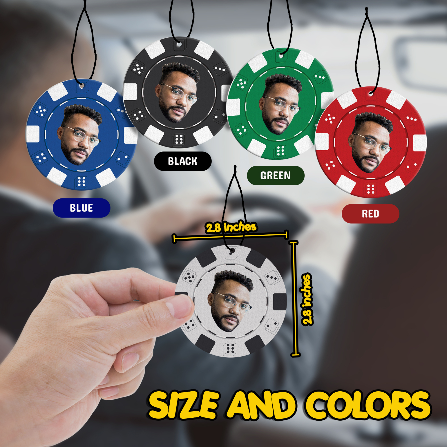 Custom Air Freshener with Face