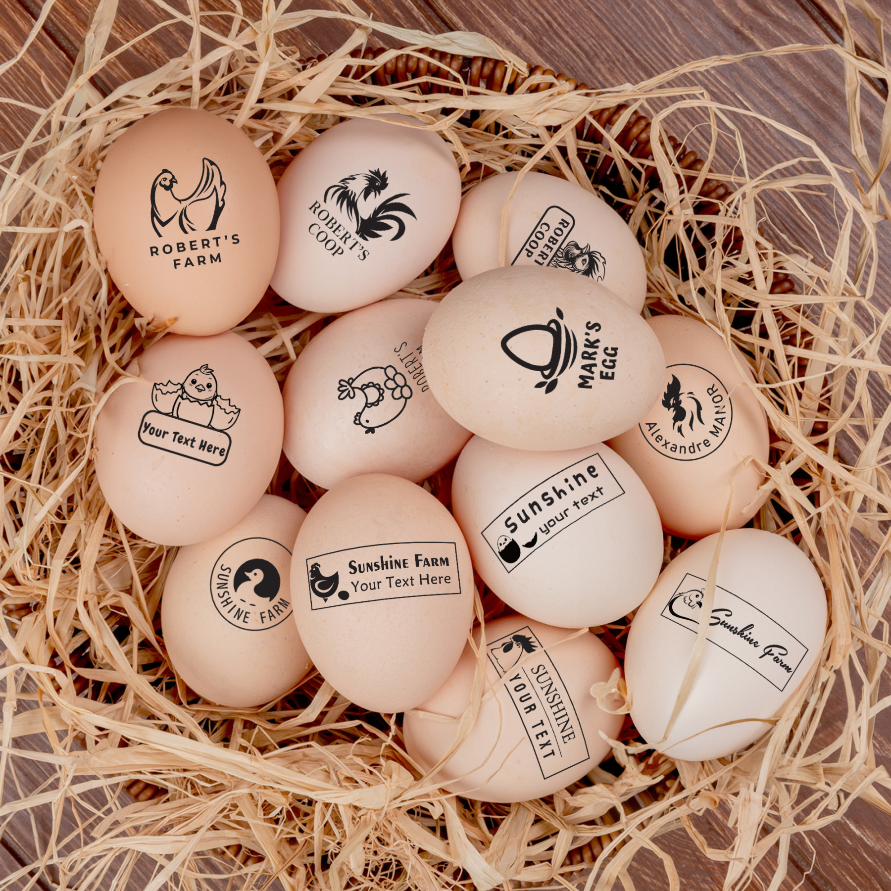 Custom Egg Stamp
