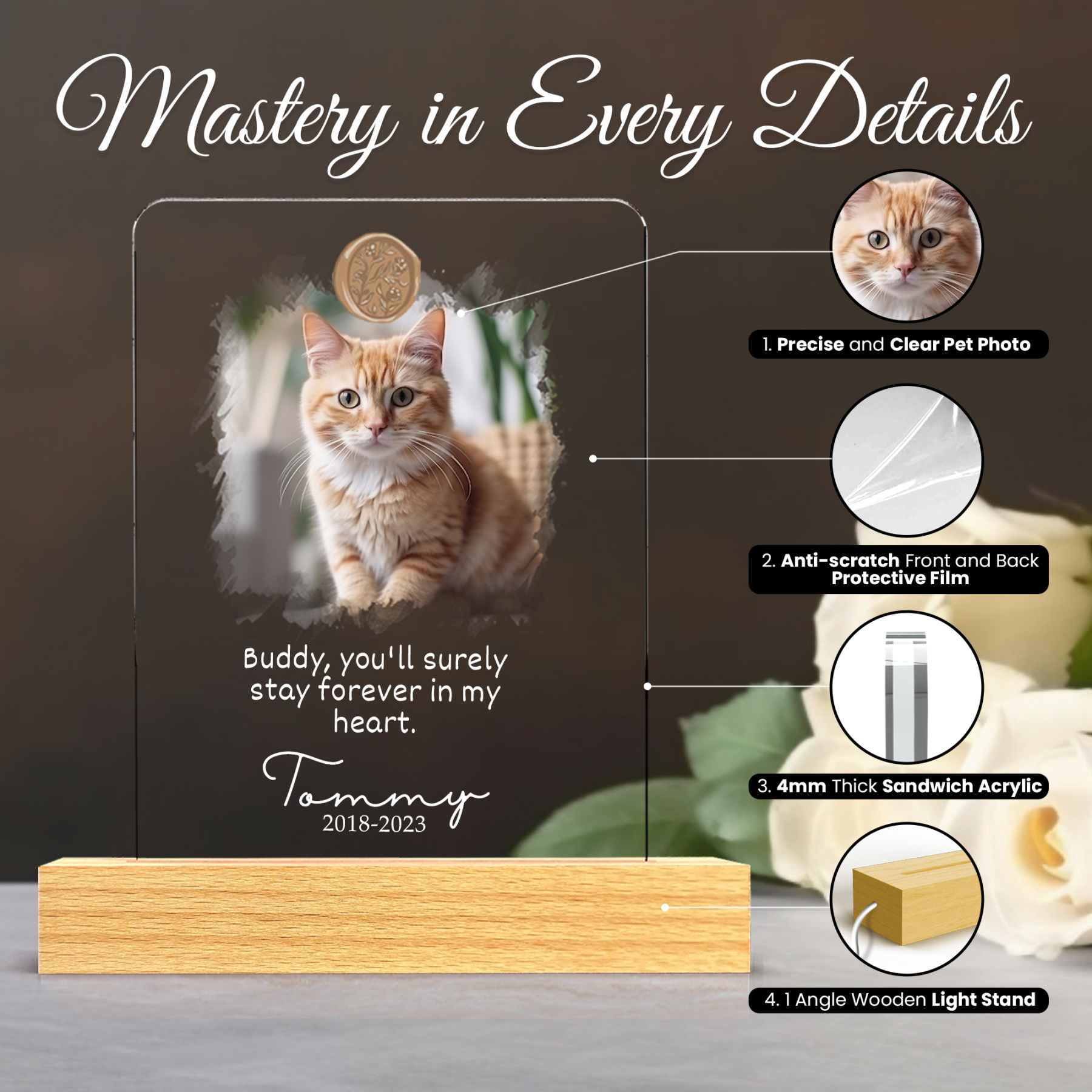 Custom Pet Memorial Plaque