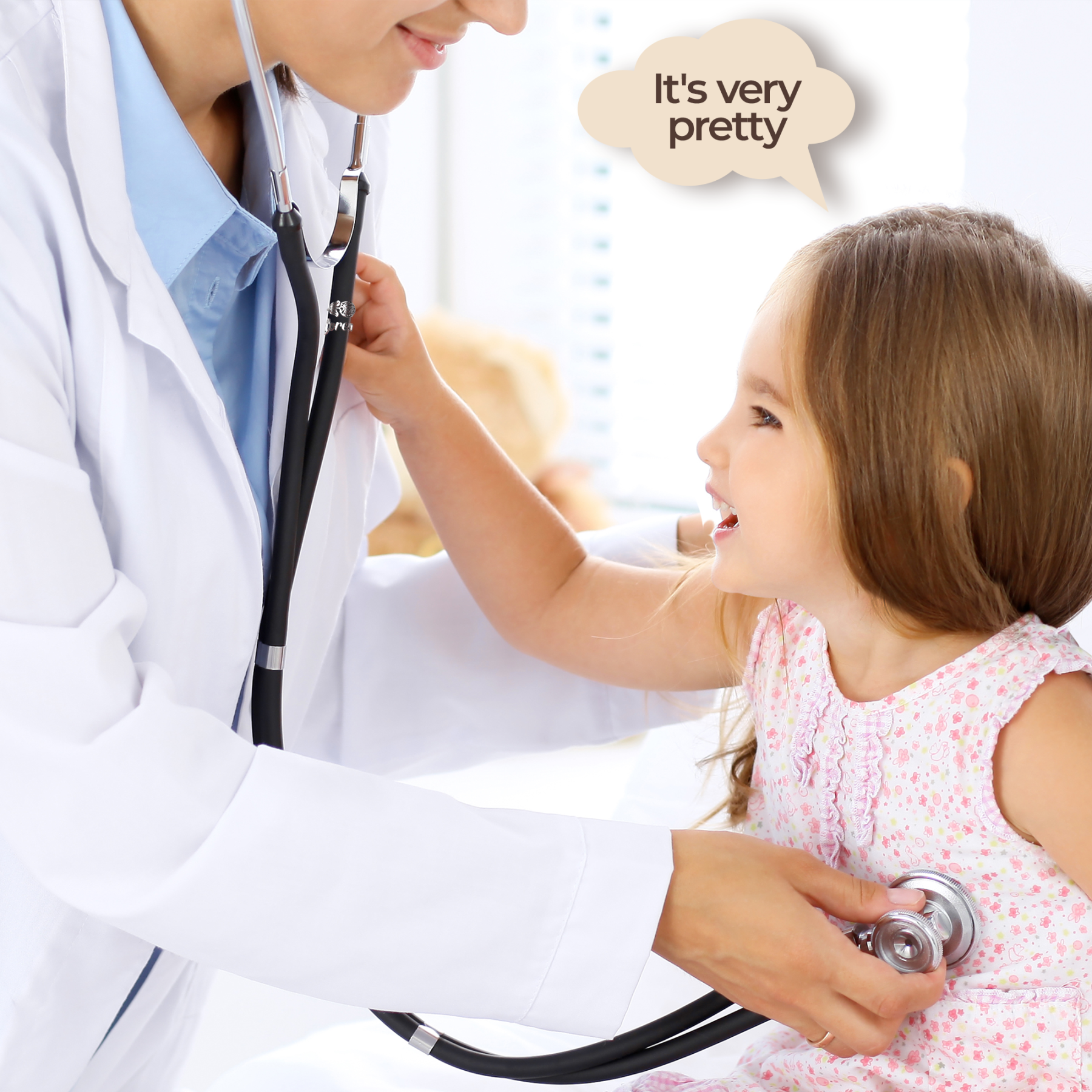 Personalized Birthflower Stethoscope Name Tag