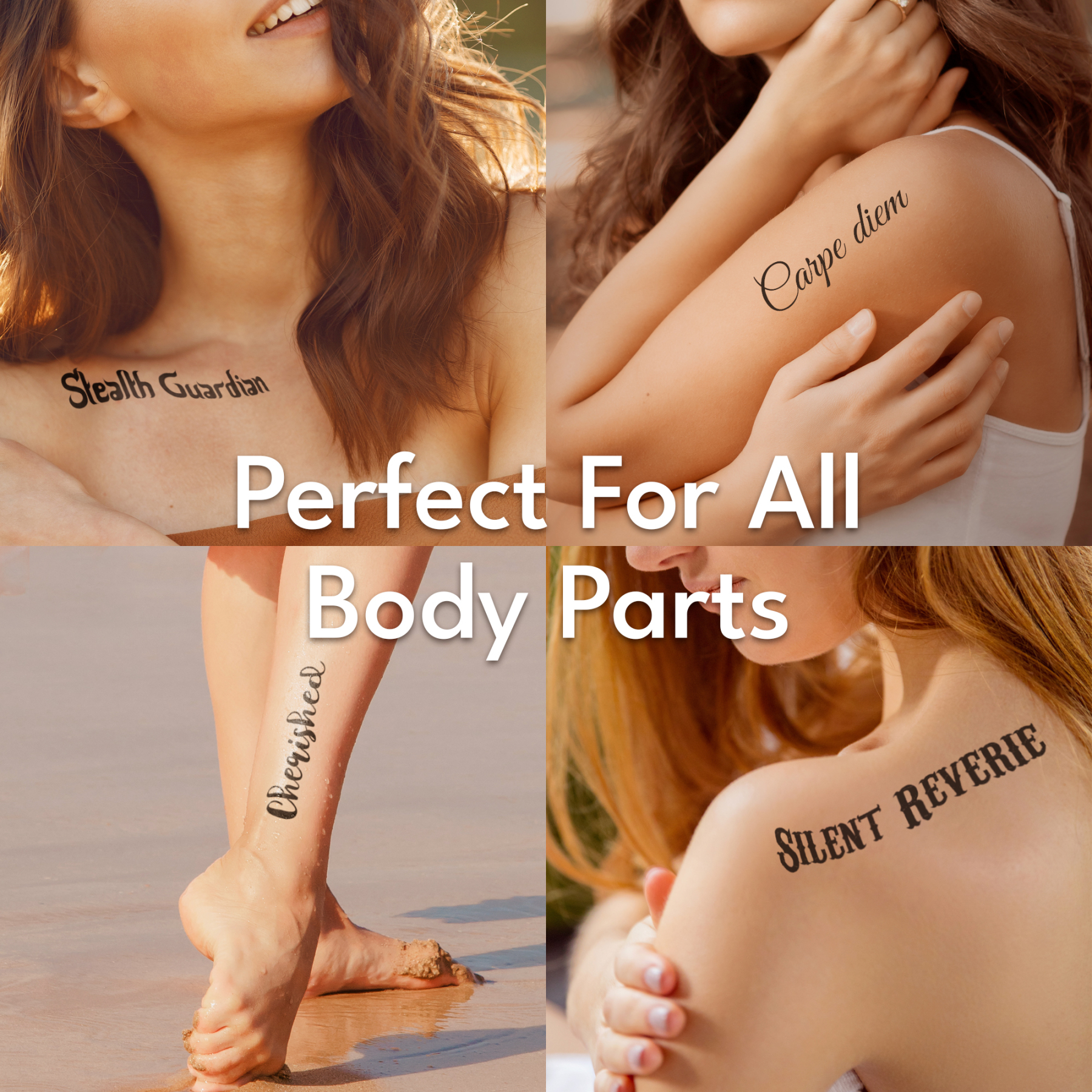 Custom Tattoo - Text from 6 Fonts 