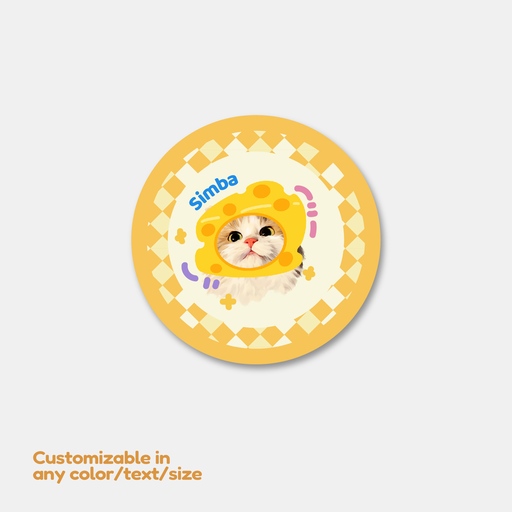 Custom Pet Portrait Carpet from Photo 