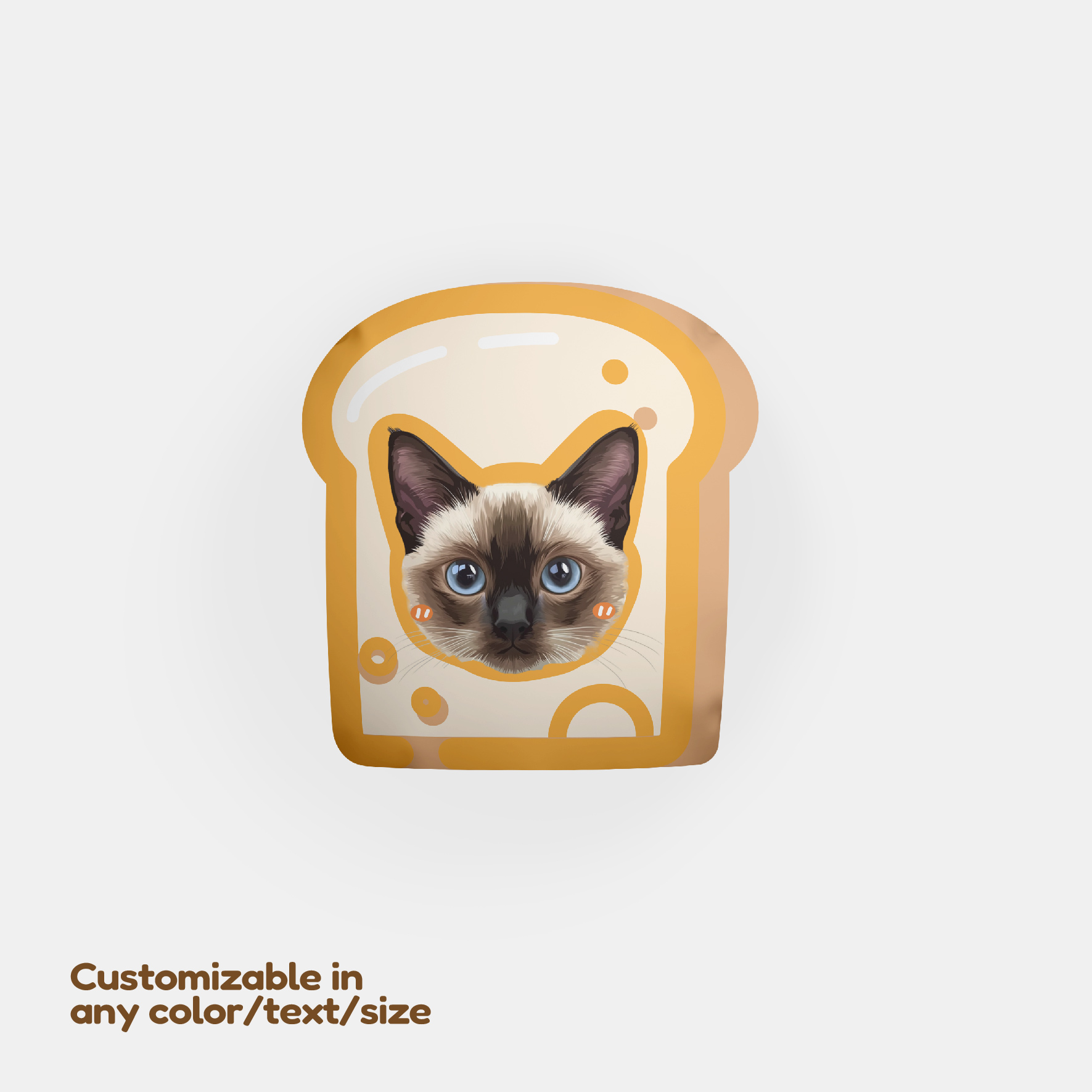 Custom Pet Portrait Pillow from Photo 