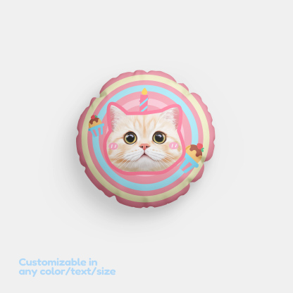 Custom Pet Portrait Pillow from Photo 