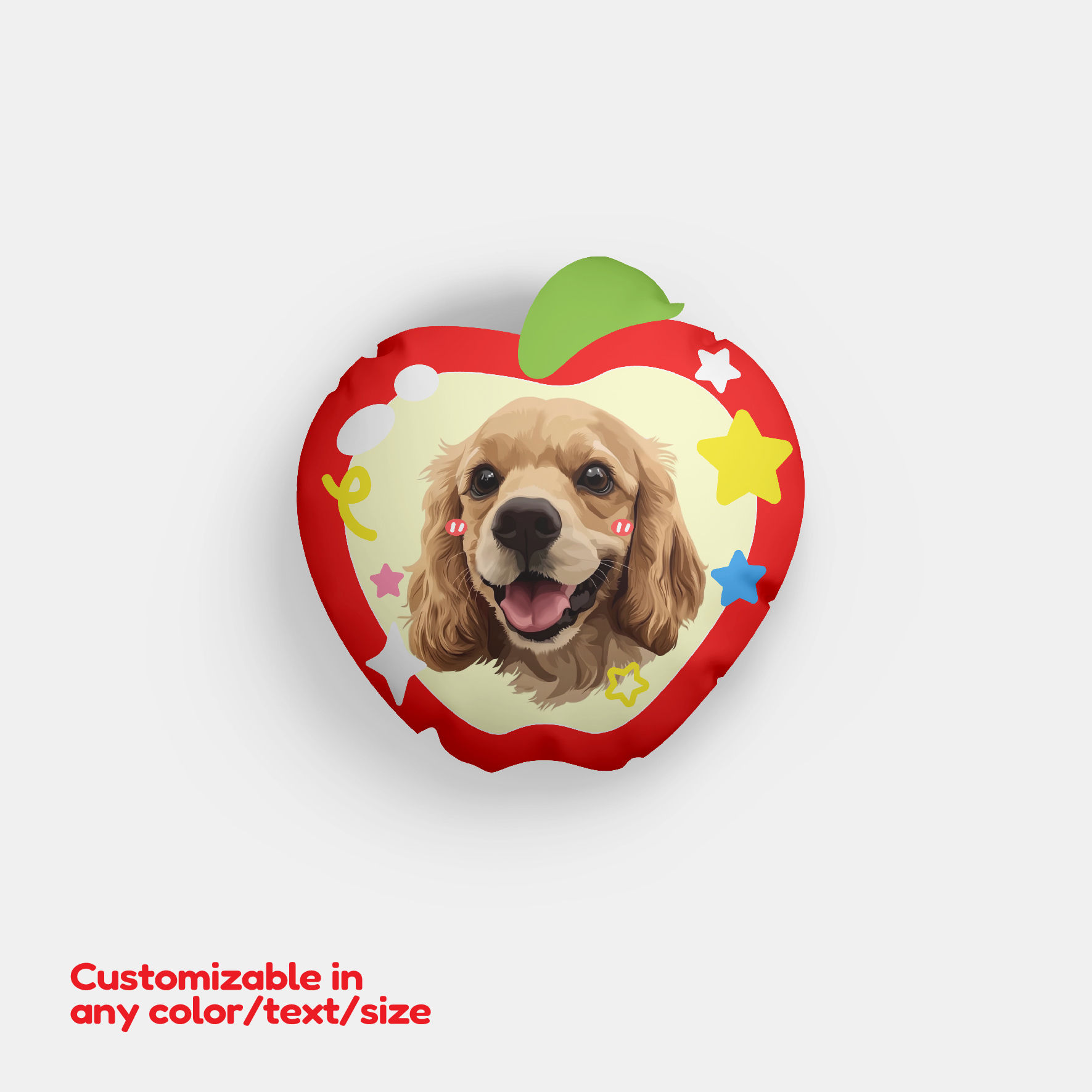 Custom Pet Portrait Pillow from Photo 