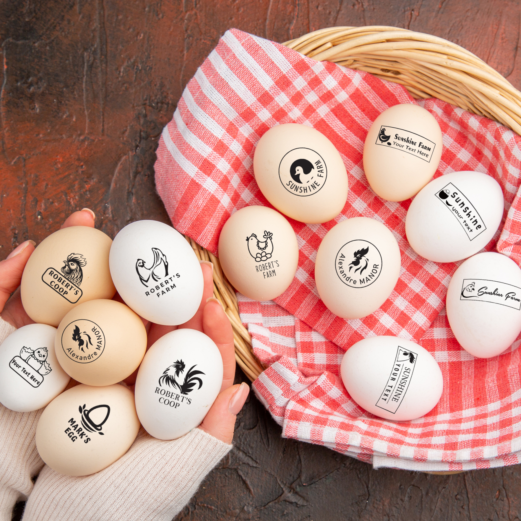 Custom Egg Stamp