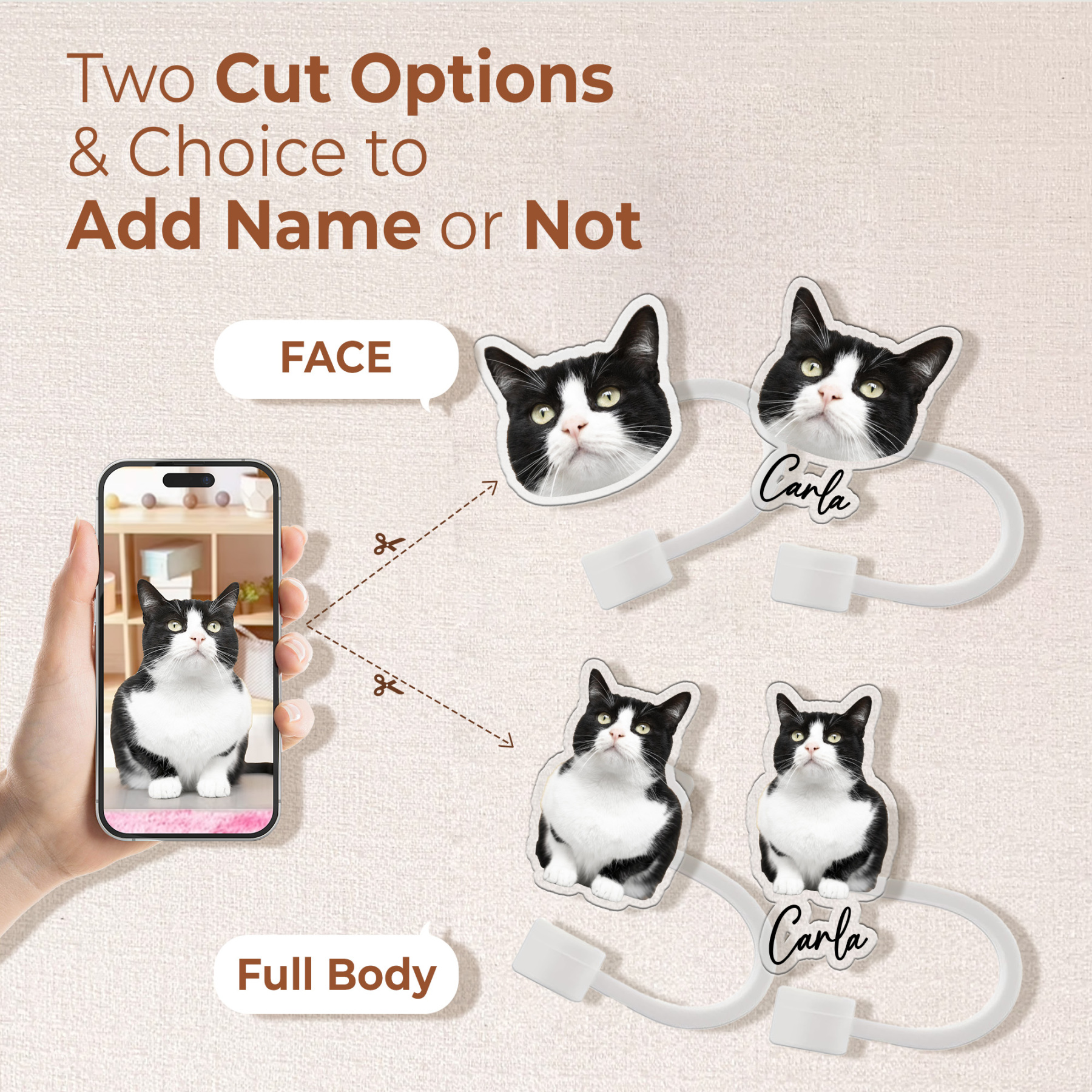 Personalized Stanley Topper with a Face