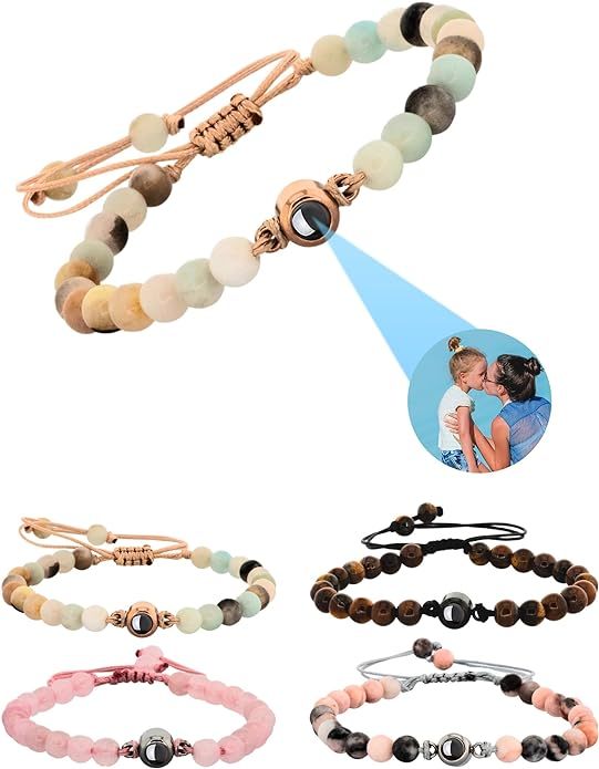 Mother's Day Custom Bracelet with Picture Inside