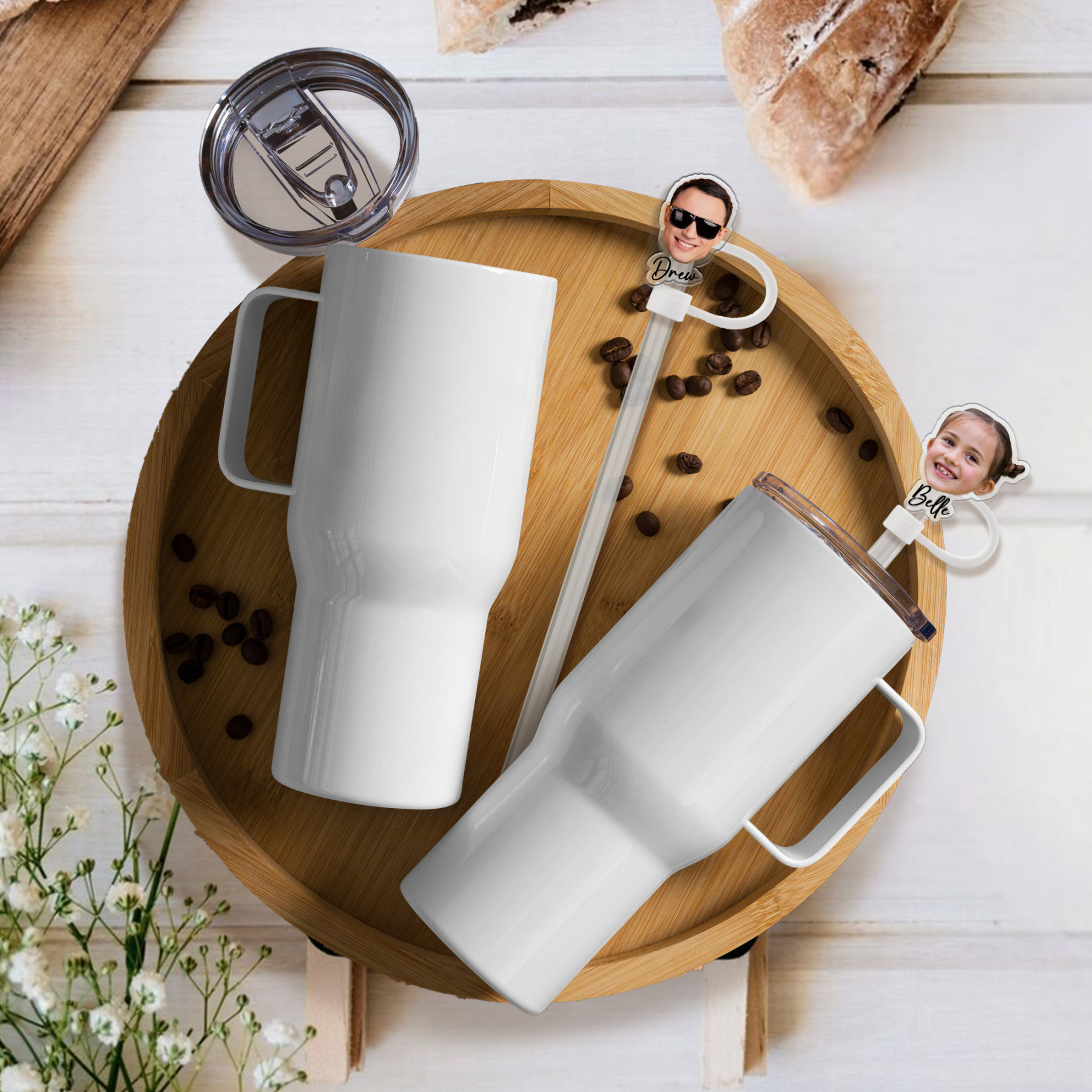 Personalized Stanley Topper with a Face