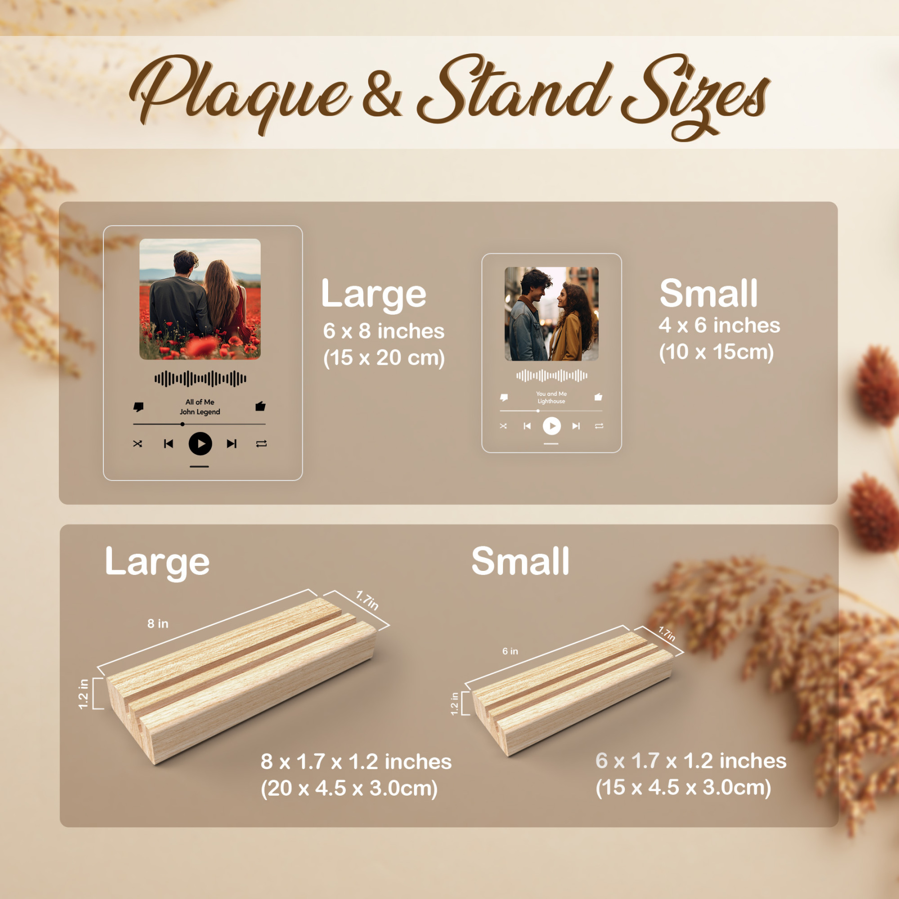 Custom Acrylic Music Plaque Song Plaque