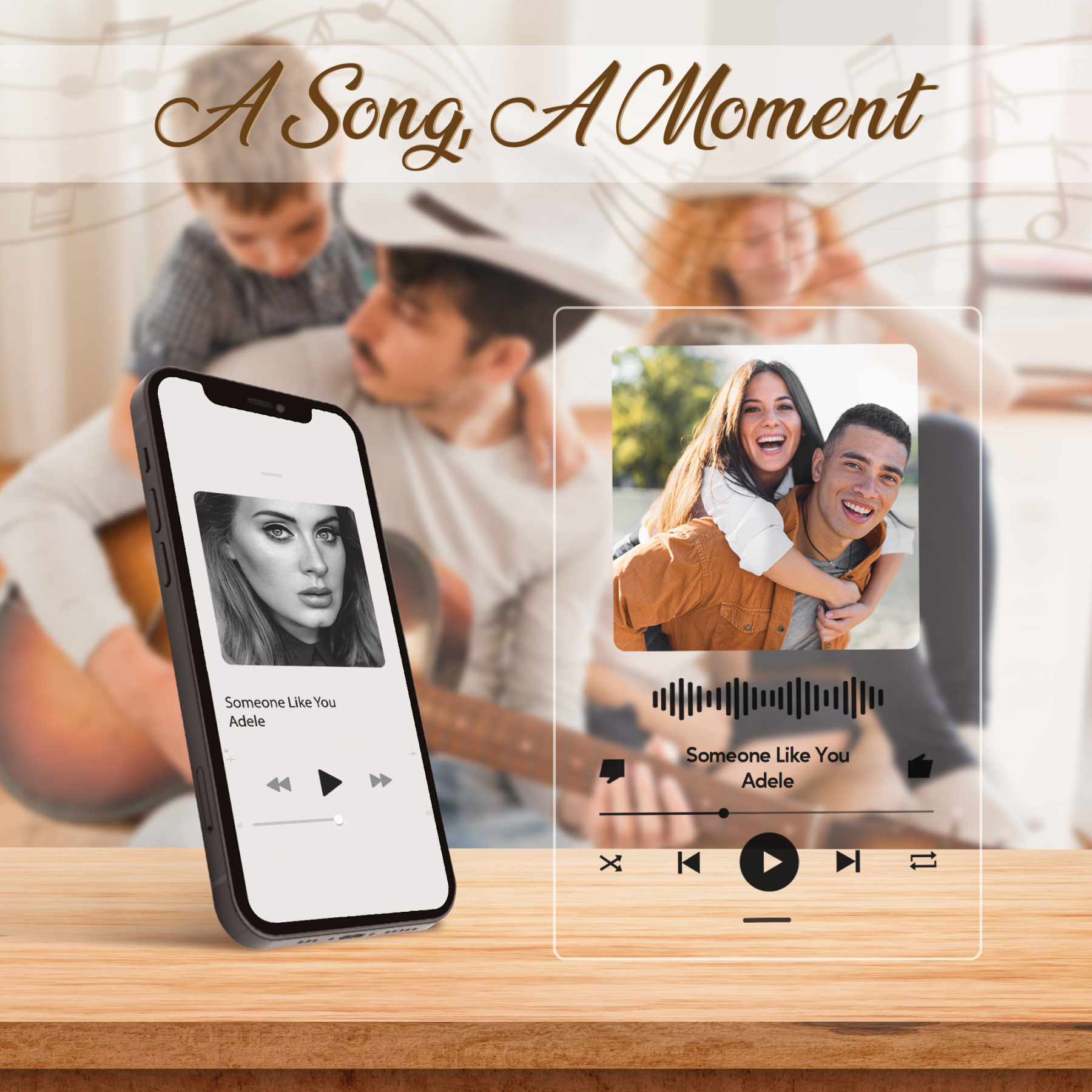 Custom Acrylic Music Plaque Song Plaque