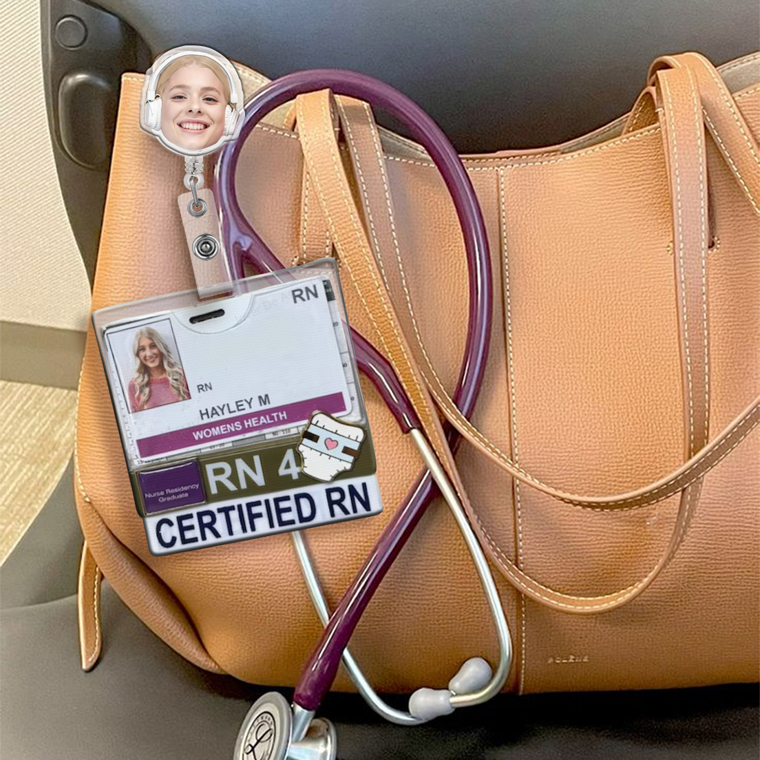 Custom Pet Badge Reel Personalized Funny Badge Reel from Photo