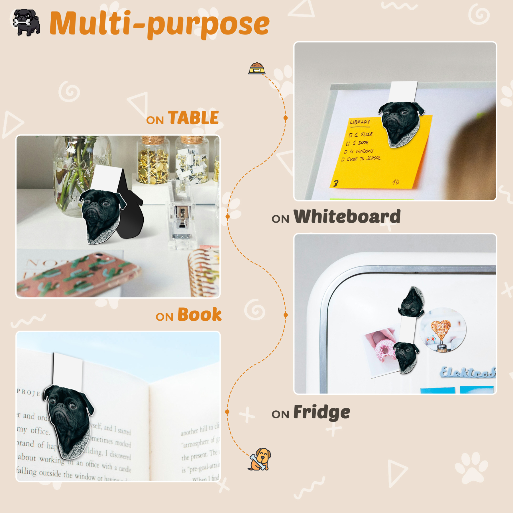 Personalized Pet Magnetic Bookmark