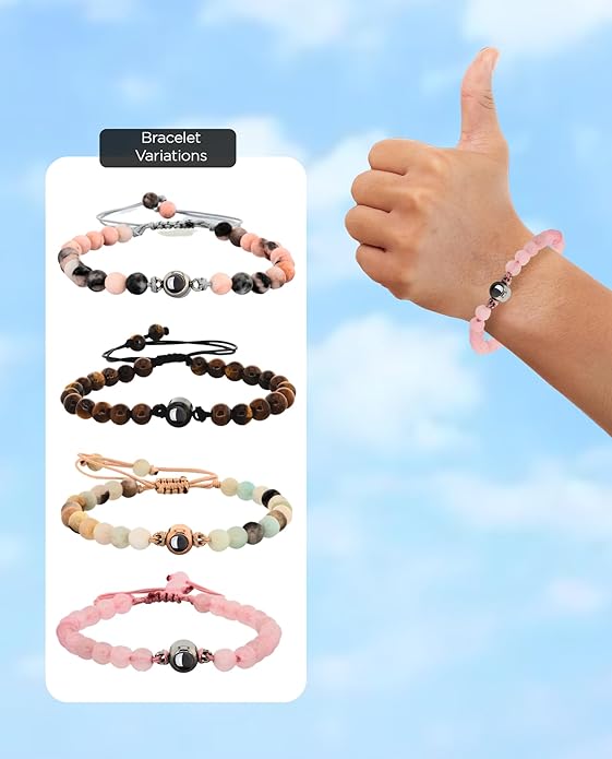 Mother's Day Custom Bracelet with Picture Inside