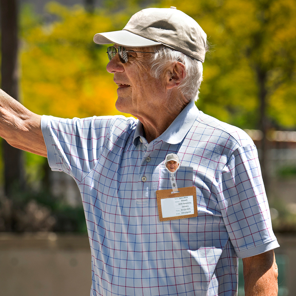 Custom Pet Badge Reel Personalized Funny Badge Reel from Photo