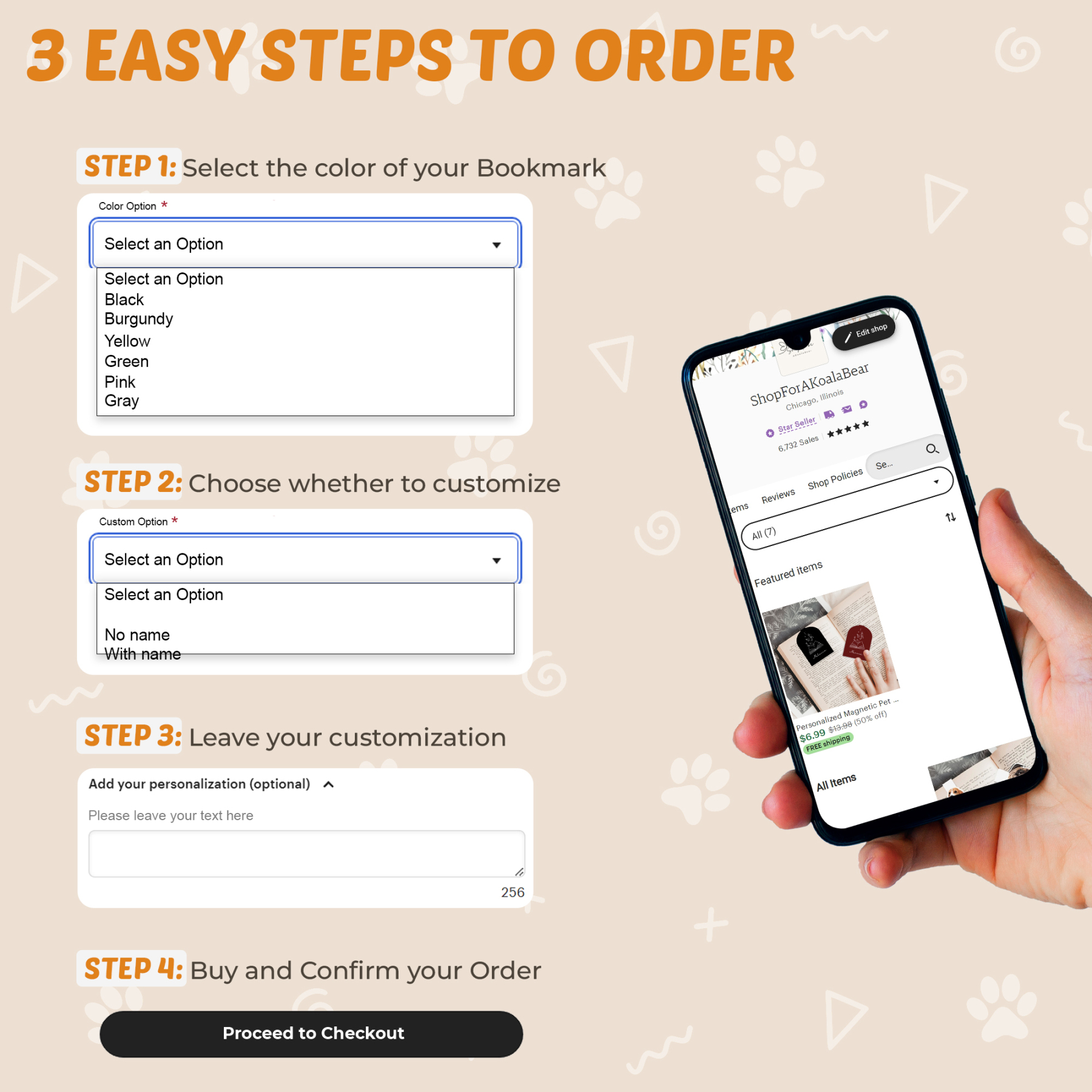 Custom Magnetic Bookmark