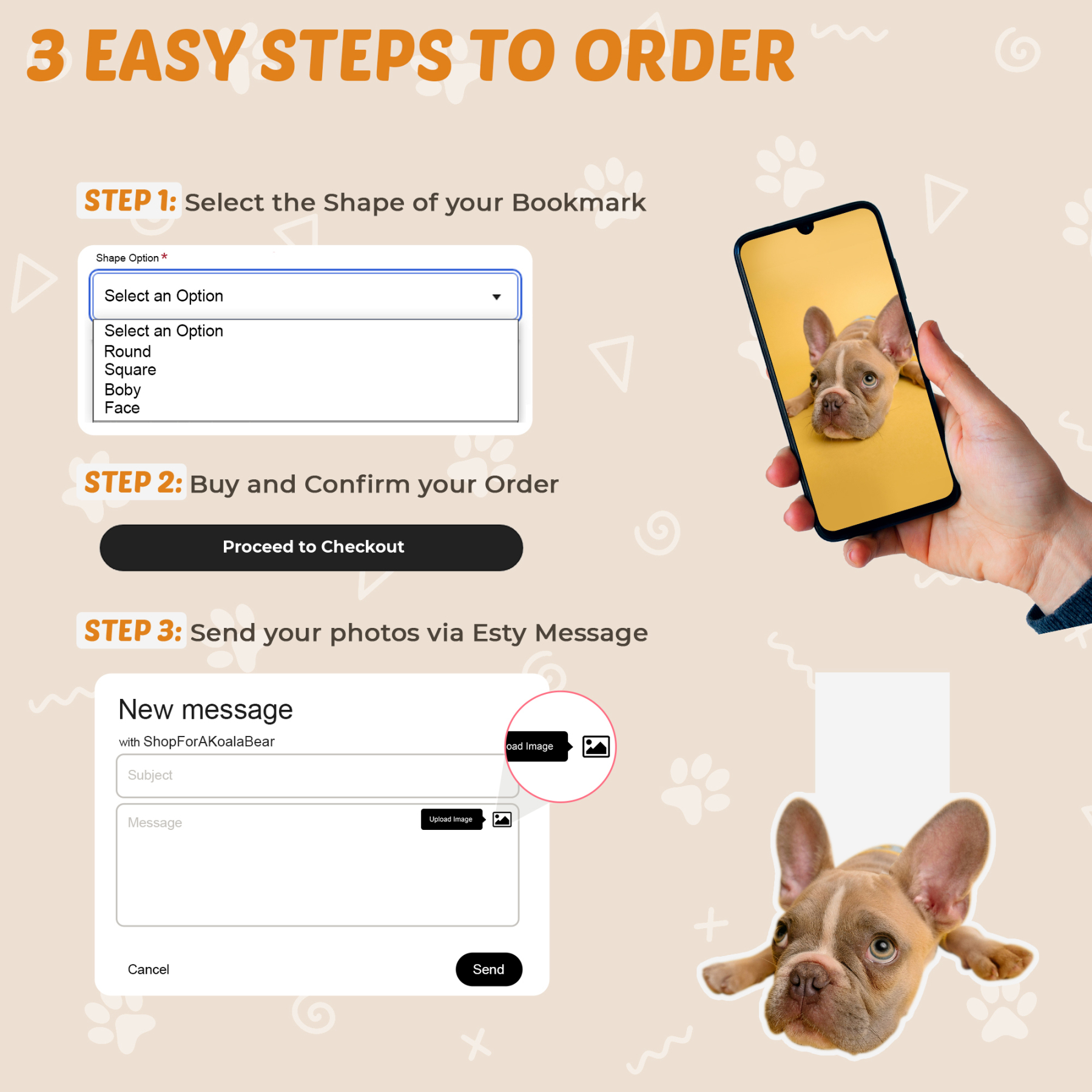 Personalized Pet Magnetic Bookmark