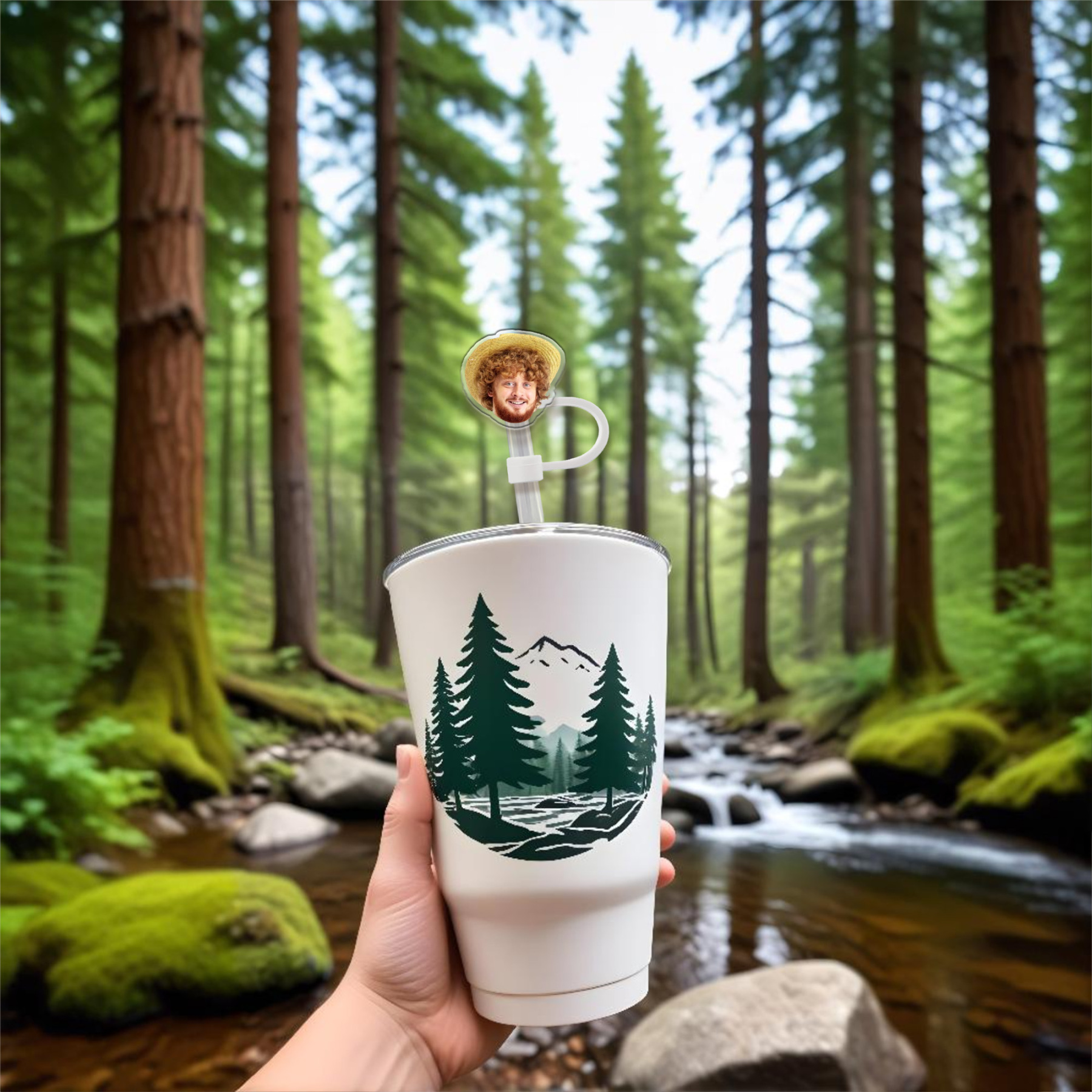 Personalized Stanley Topper with a Face