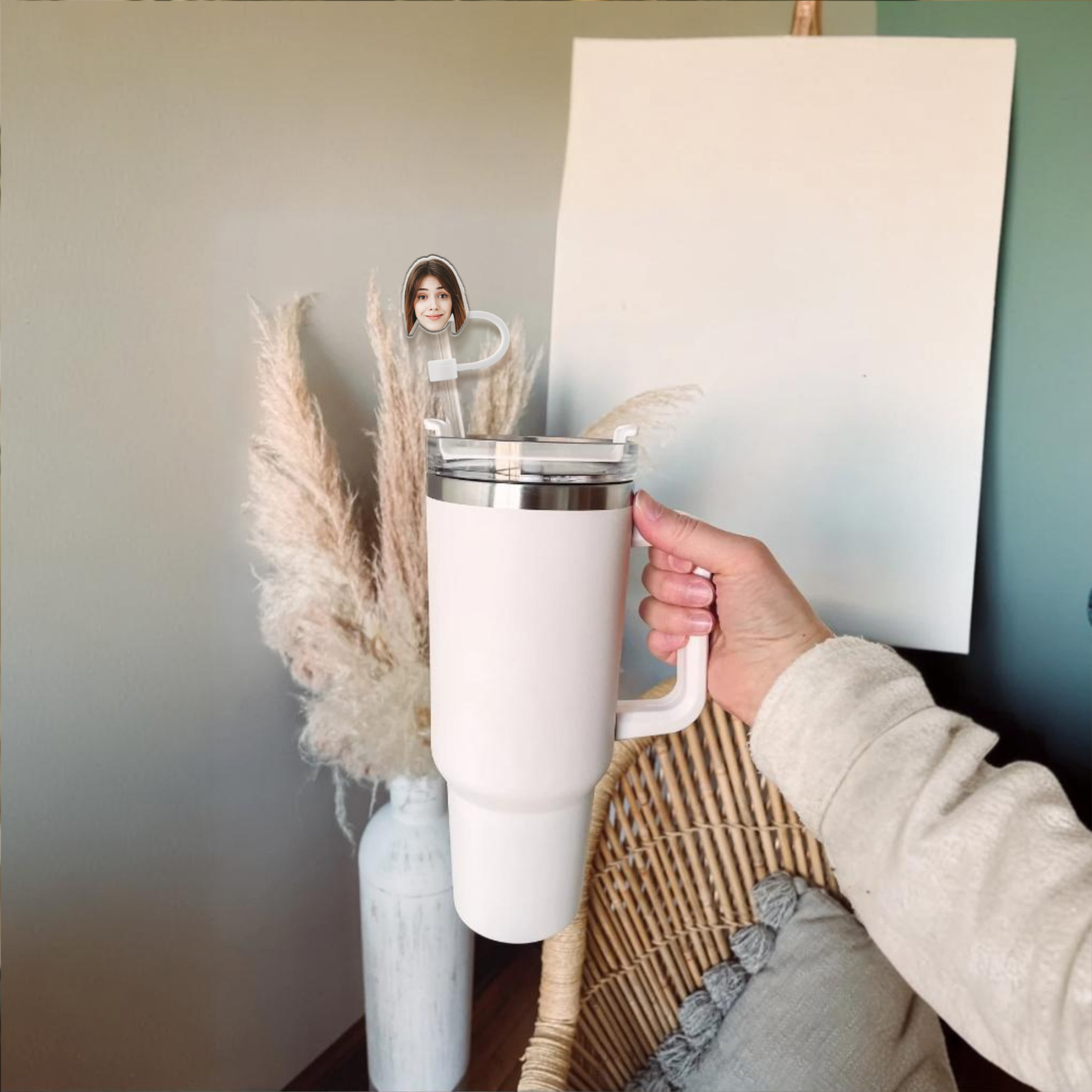 Personalized Stanley Topper with a Face