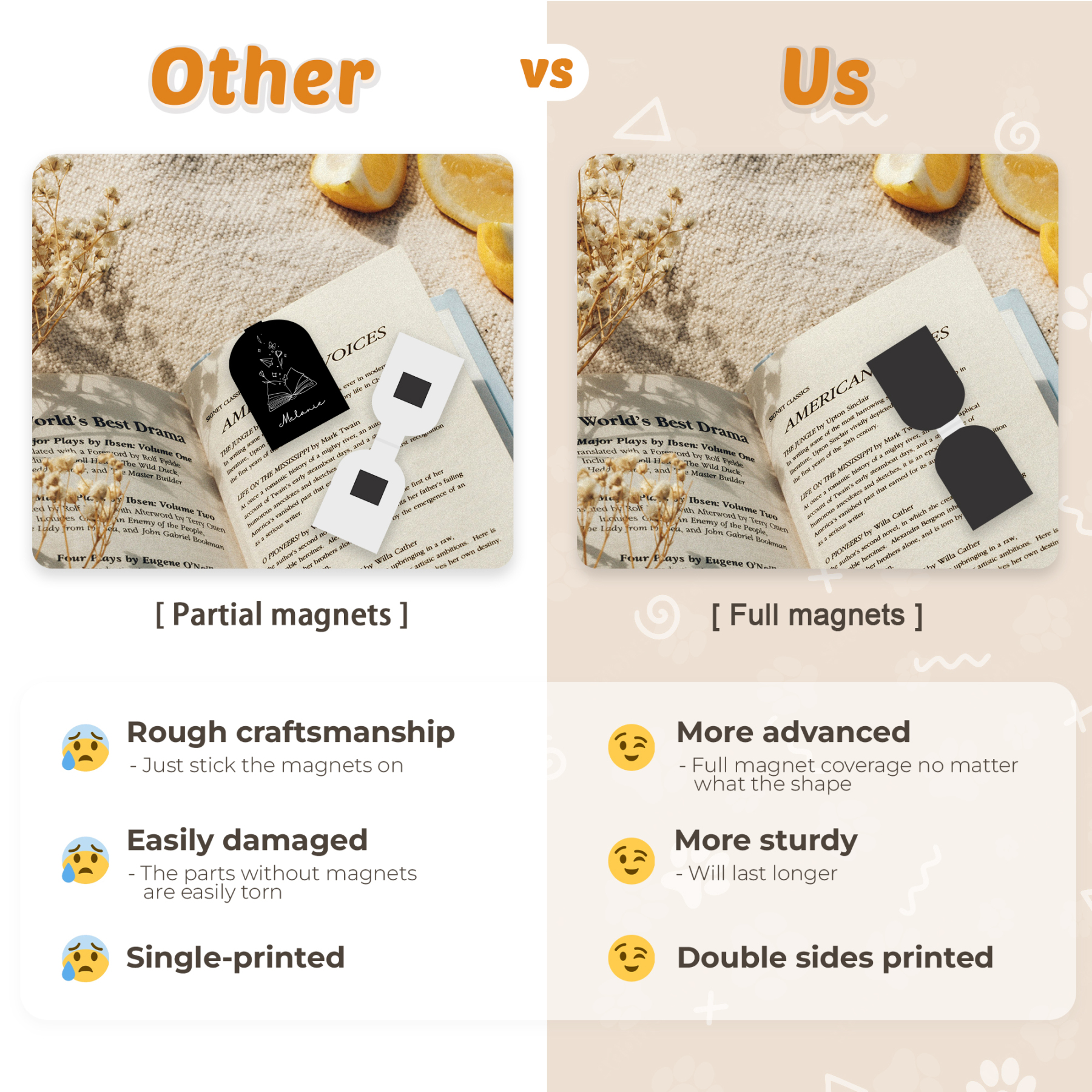 Custom Magnetic Bookmark