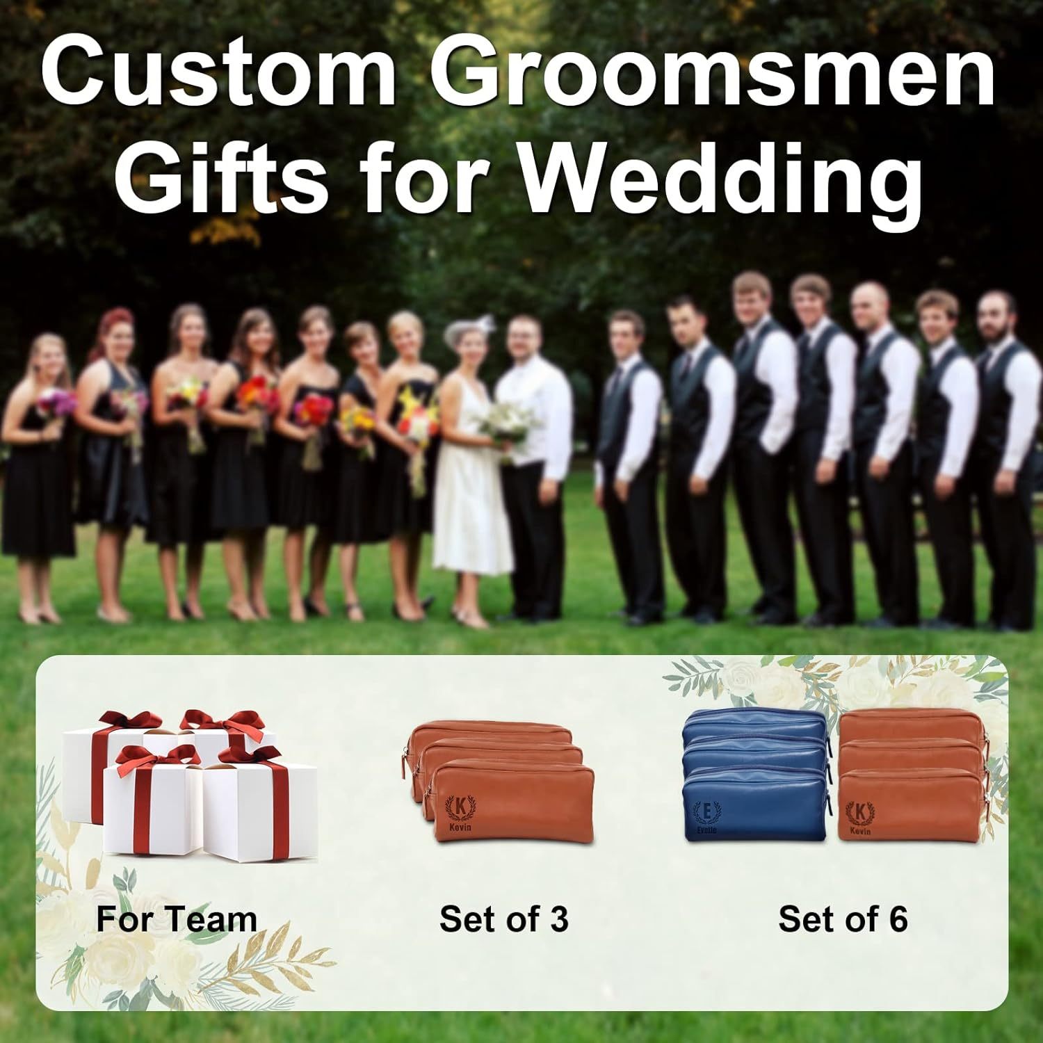 Personalized Toiletry Bag for Men With Name