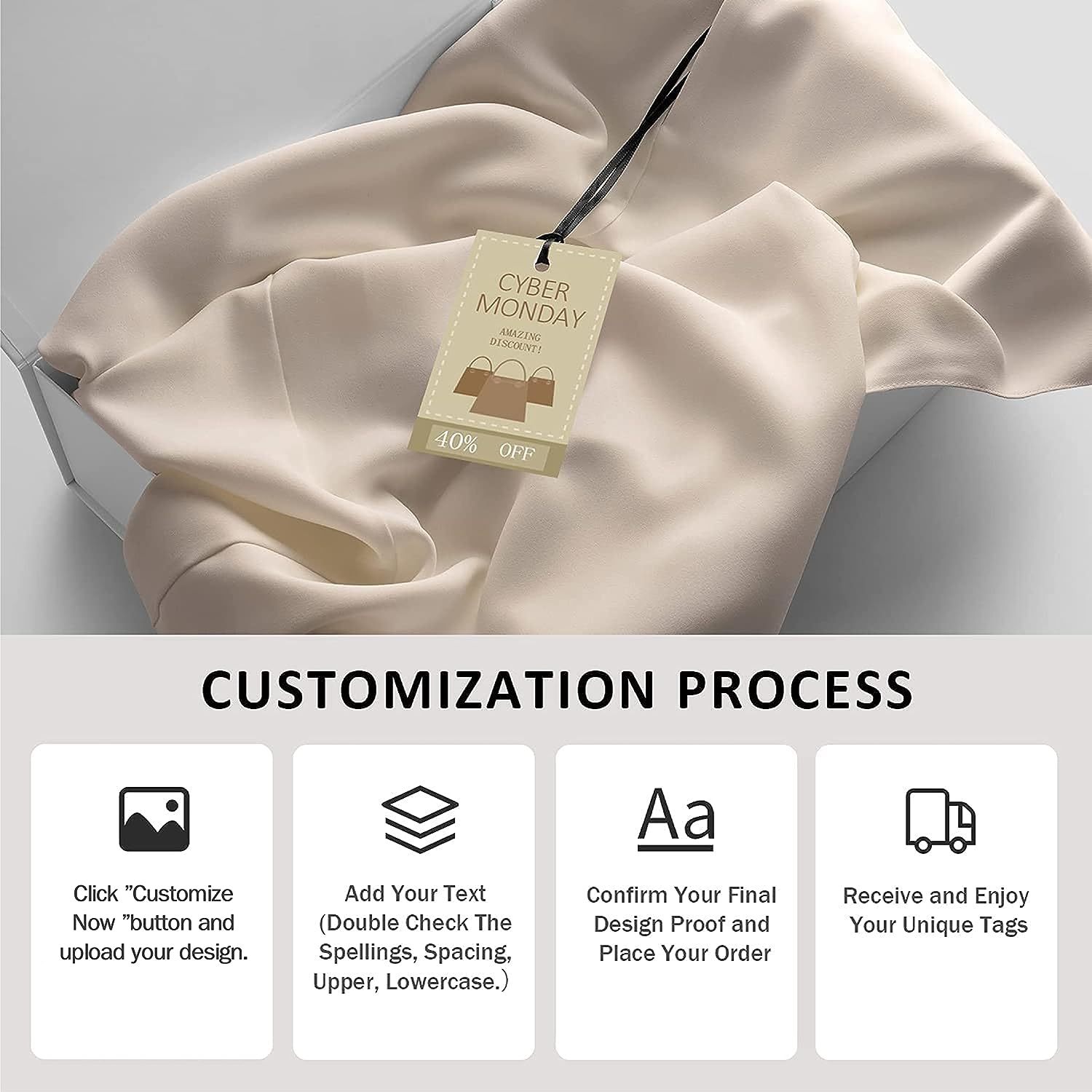 Custom Hang Tags with String