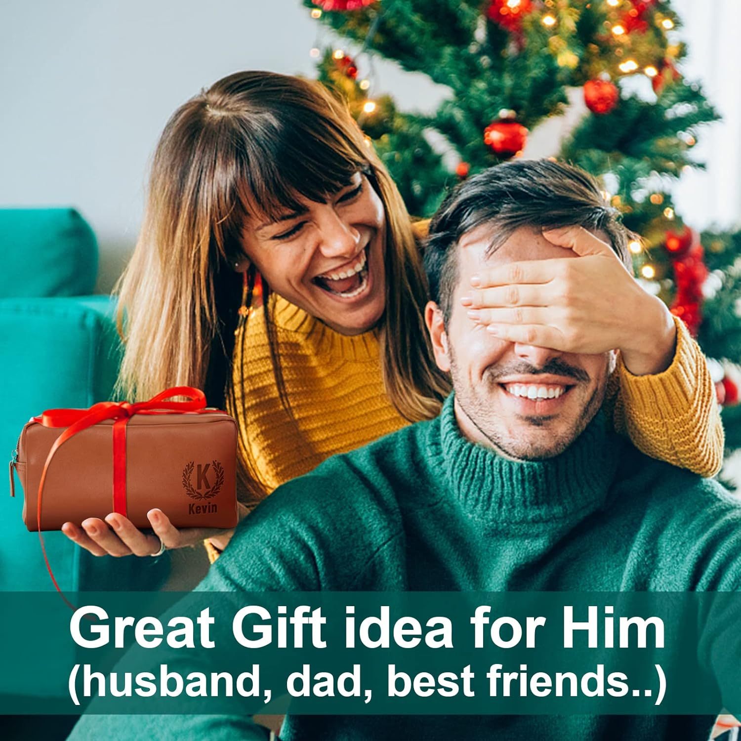 Personalized Toiletry Bag for Men With Name