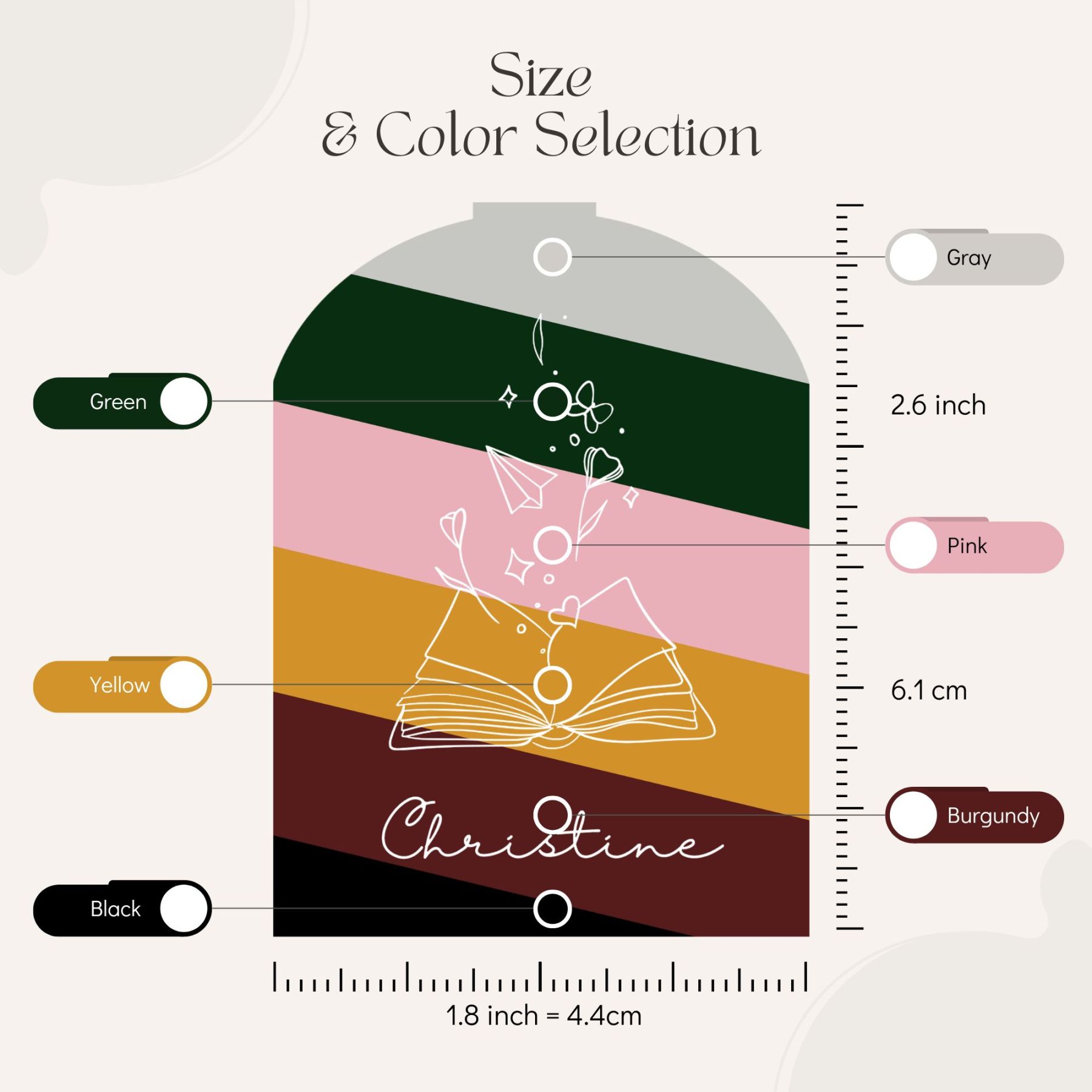 Custom Magnetic Bookmark