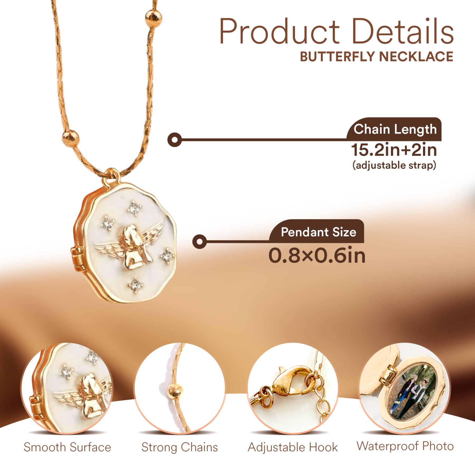 Custom Locket Necklace With Picture