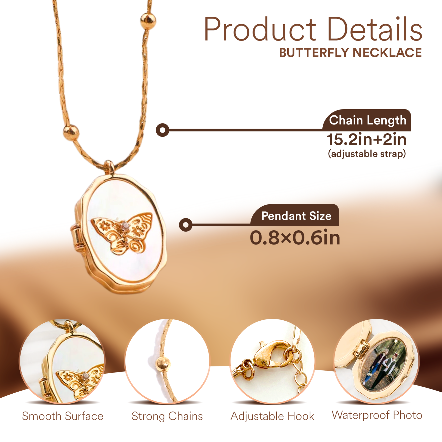 Custom Locket Necklace With Picture