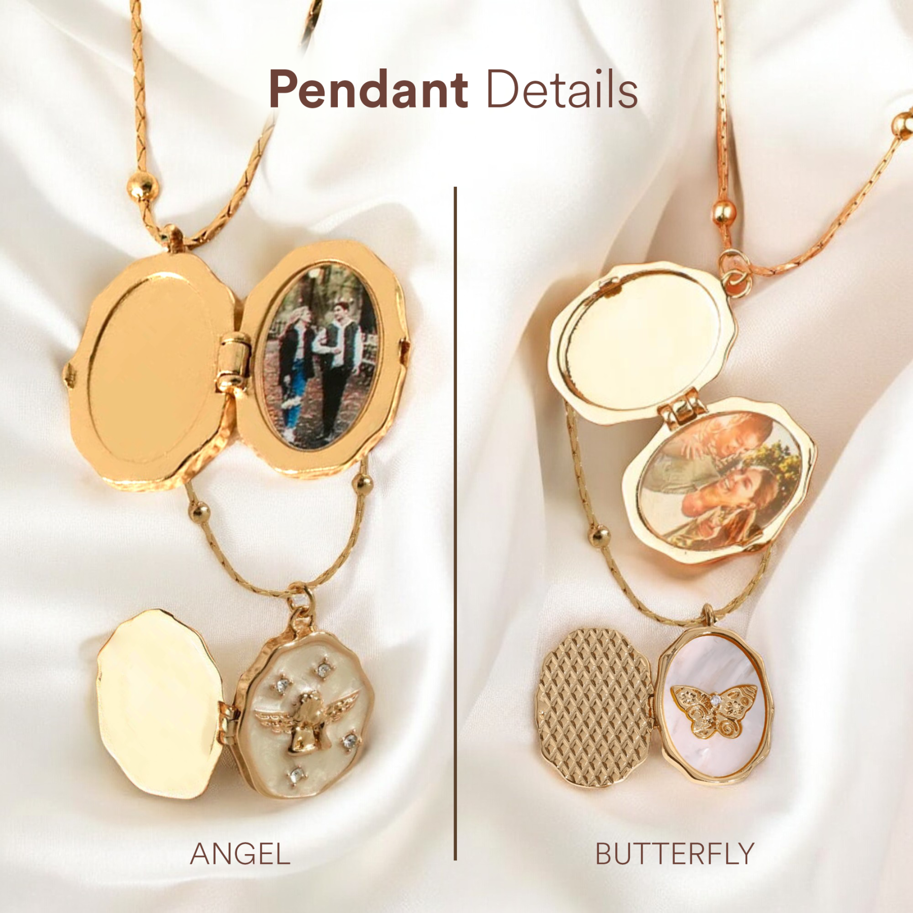 Custom Locket Necklace With Picture