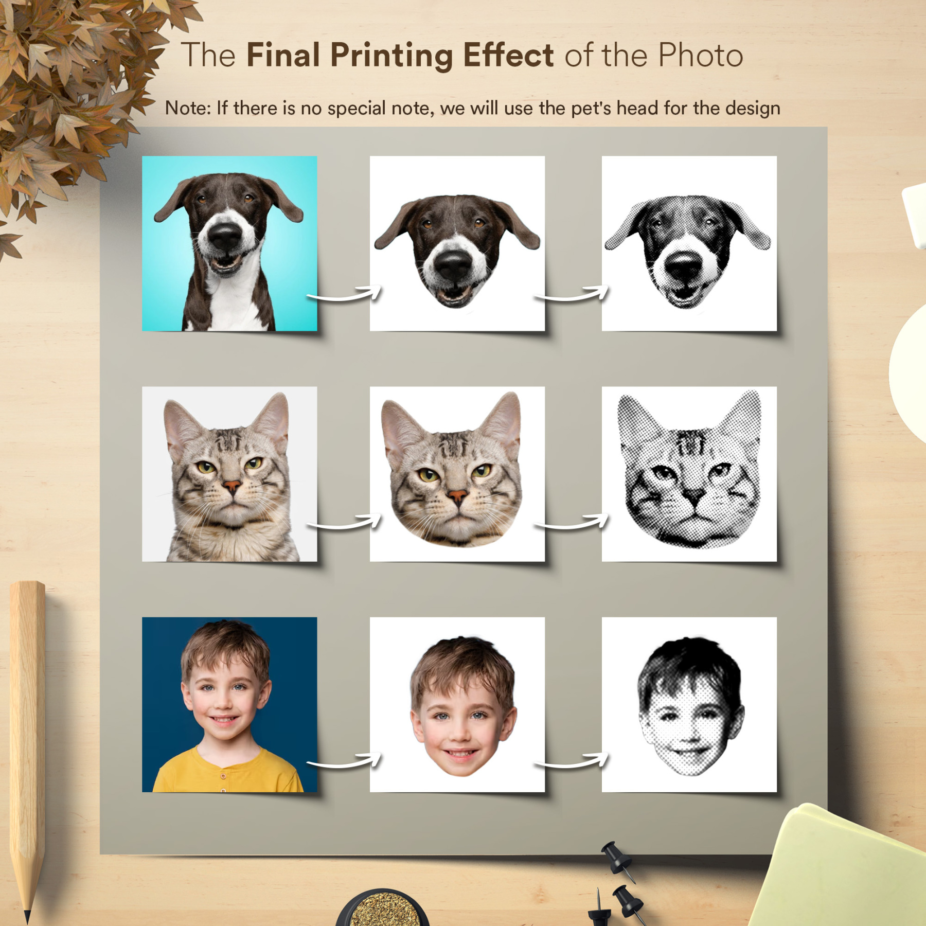 Custom Pet Stamp with Photo