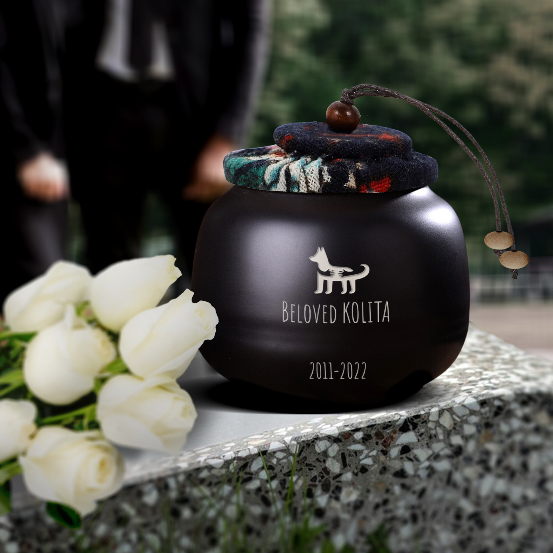 Custom Pet Urn with Engraved Name