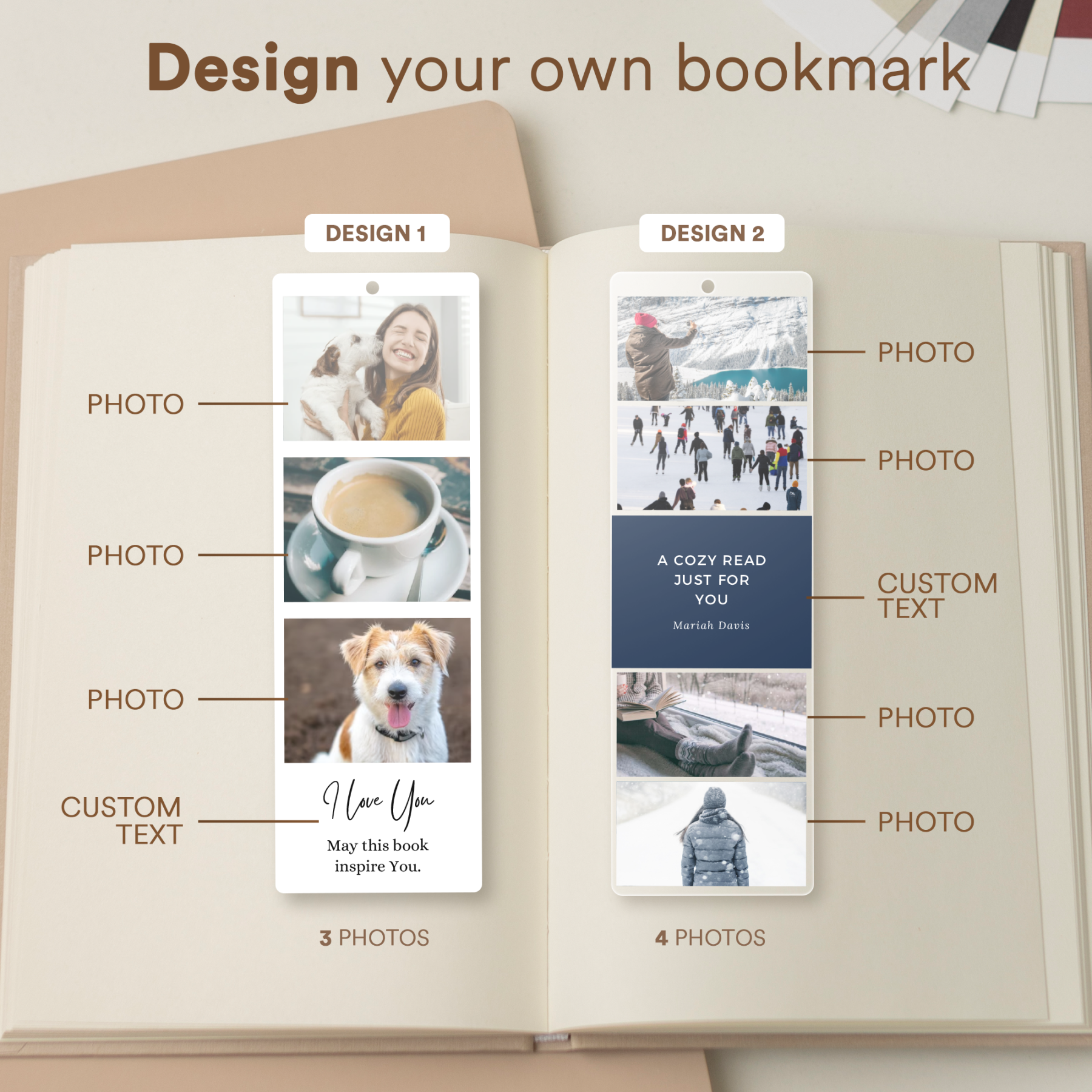 Custom Acrylic Bookmark for Woman from Your Photo