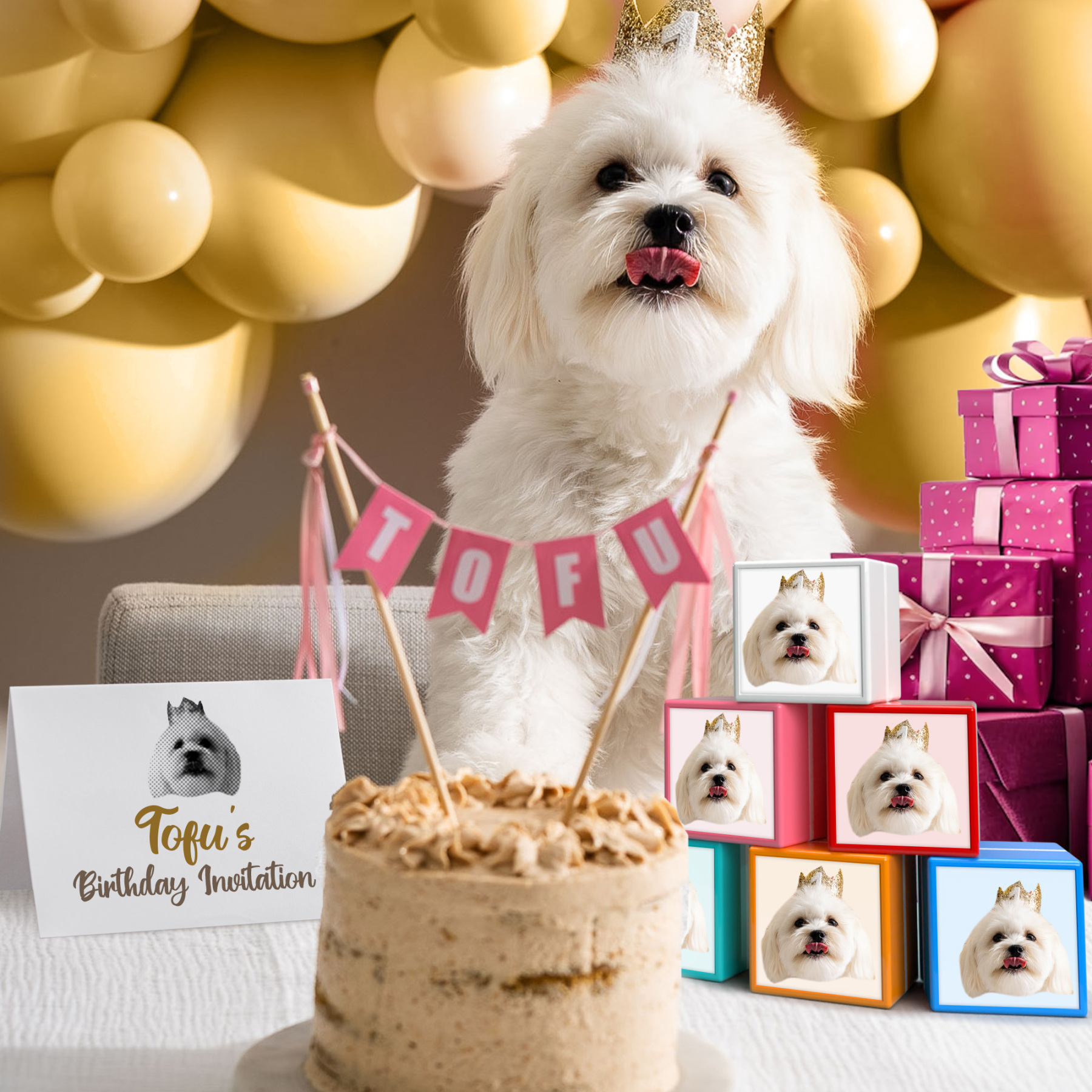 Custom Pet Stamp with Photo