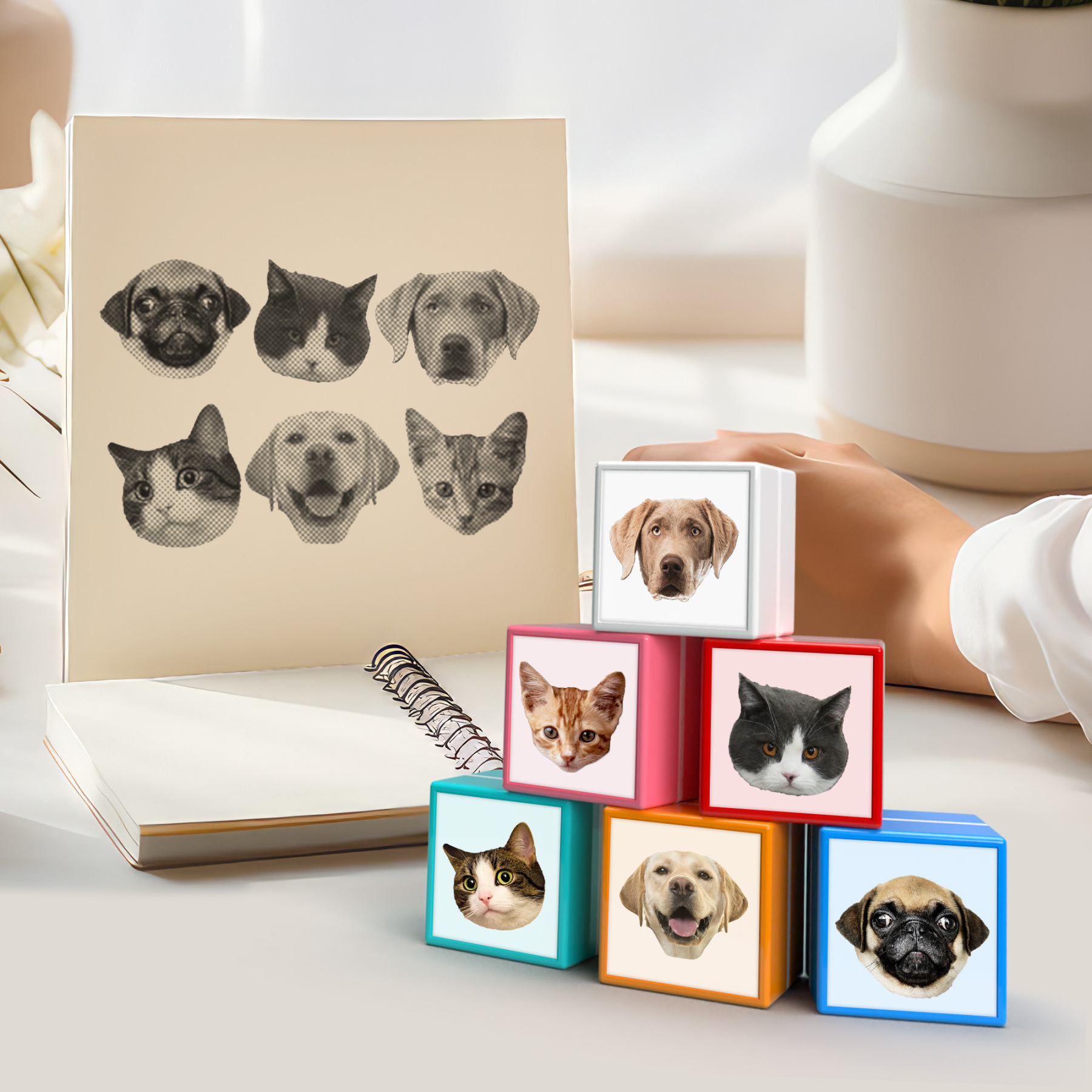 Custom Pet Stamp with Photo