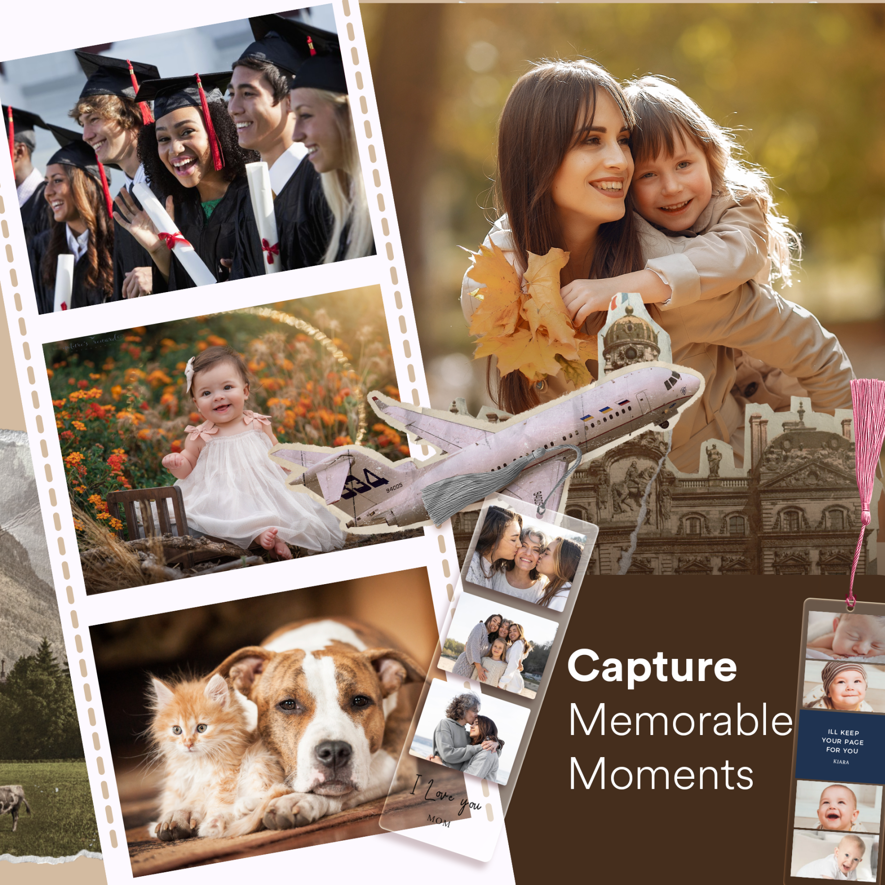 Custom Acrylic Bookmark for Woman from Your Photo